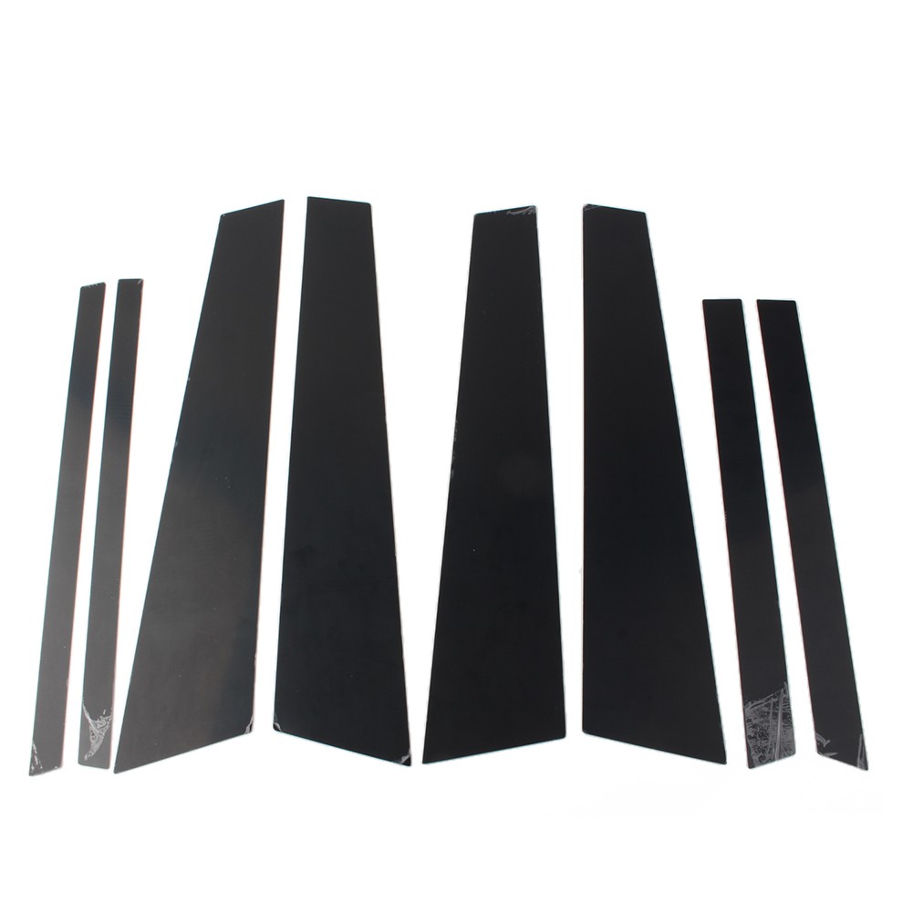 8 Pcs Car Door Window Pillar Post Cover Trim For BMW X3 F25 2011-2017