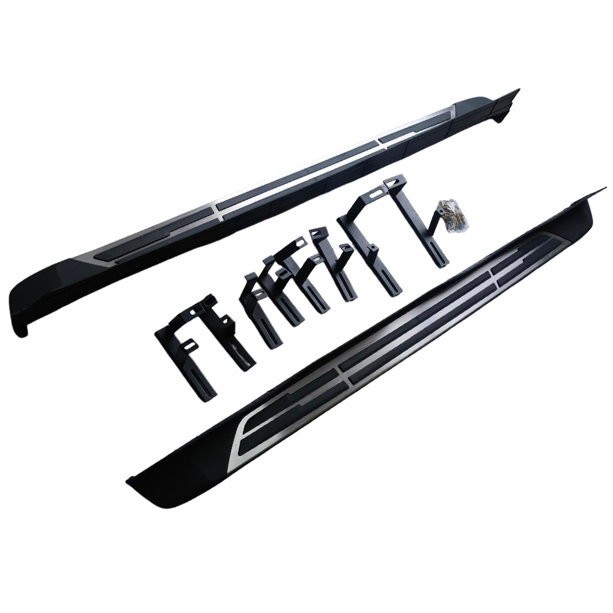 2X Running Boards Side Steps Nerf Bar For 2023 2024 2020-2026 Toyota Highlander