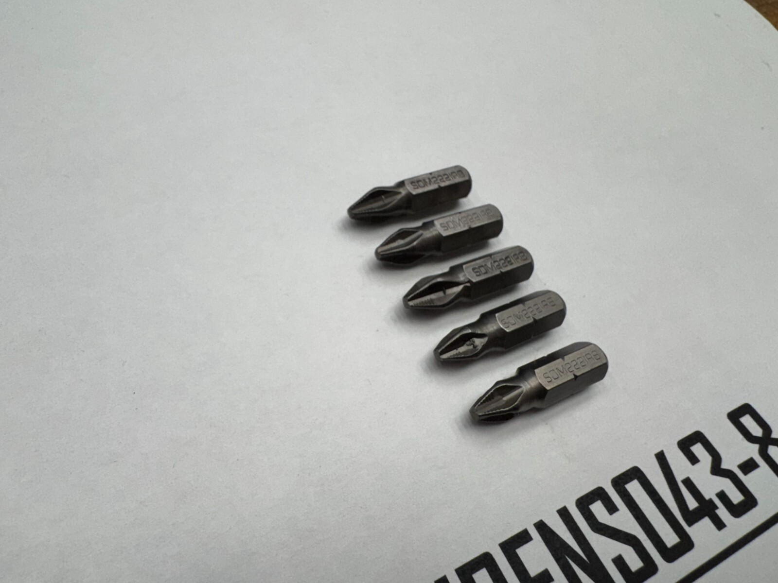 Snap-on Tools USA NEW 5 PACK 1/4″ Hex #2 Phillips ACR Screwdriver Bit SDM222IRB