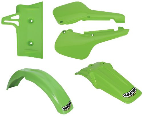 Ufo Kawasaki KX60 Plastic Kit Front & Rear Fender, Radiator Shroud, Side Panels