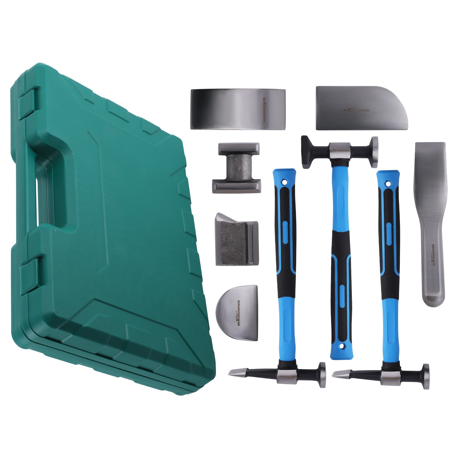 9 * Auto Body Panel Fender Hammer Dolly Kit Sheet Metal Repair Tool Kit New