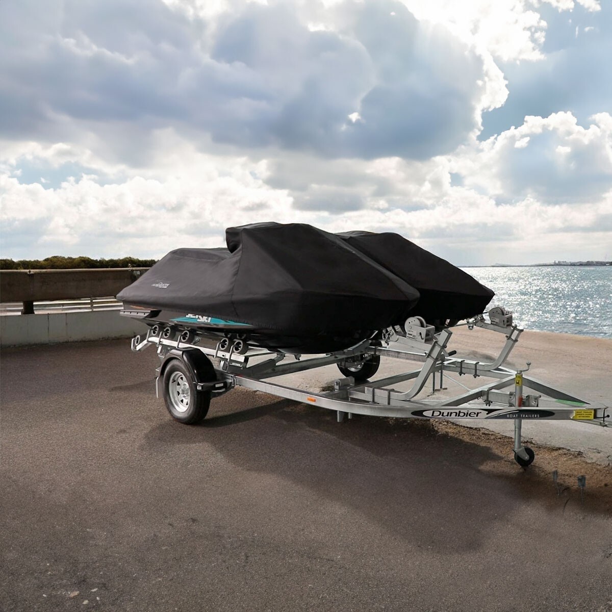 Oceansouth Custom Fit Jet Ski Cover for Kawasaki SXR800- Trailerable