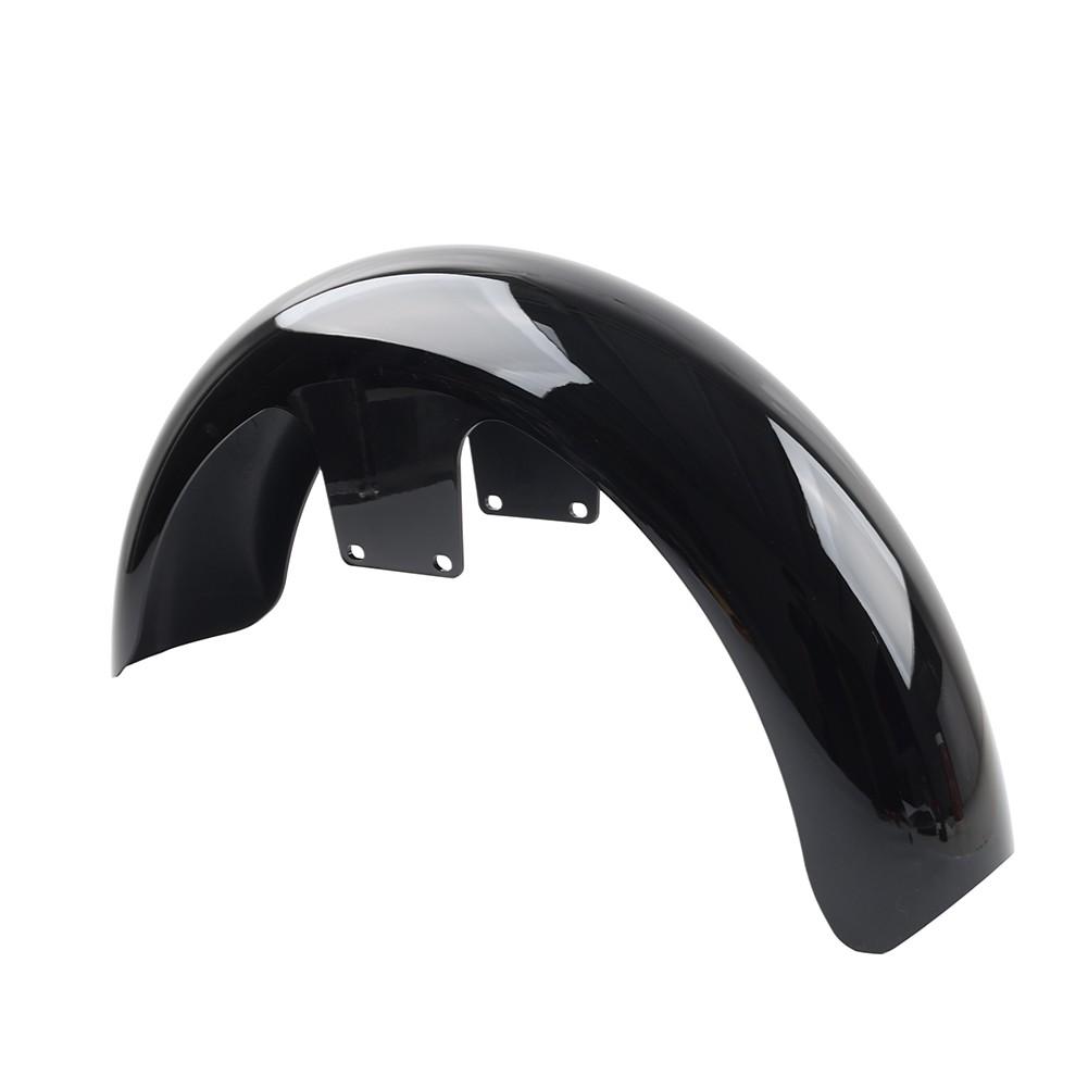 19″ Wheel Wrap Black Front Mudguard ABS For Harley Touring Road Street Glide