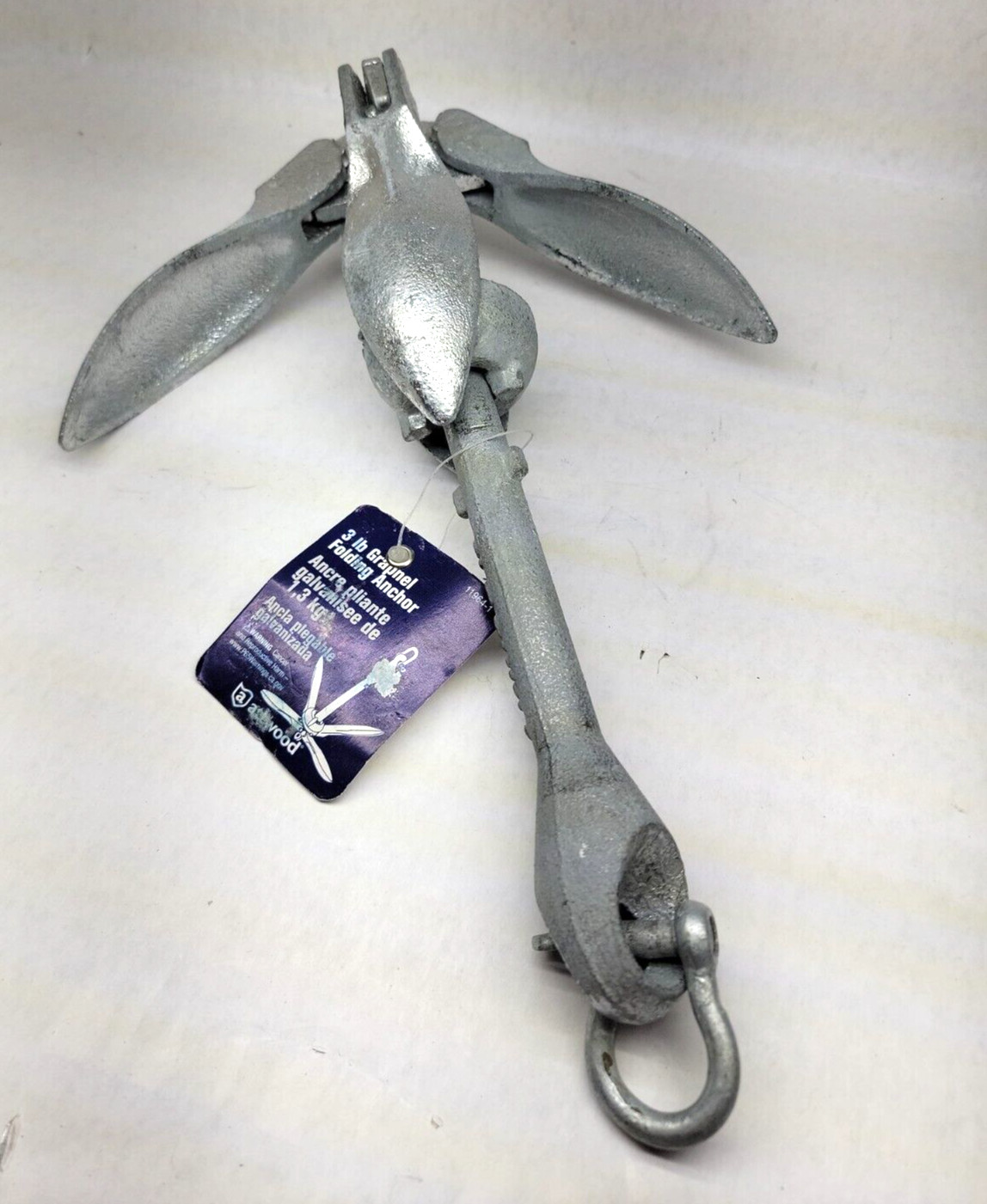 Attwood Marine 11964-1 3Lb Grapnel Folding Anchor