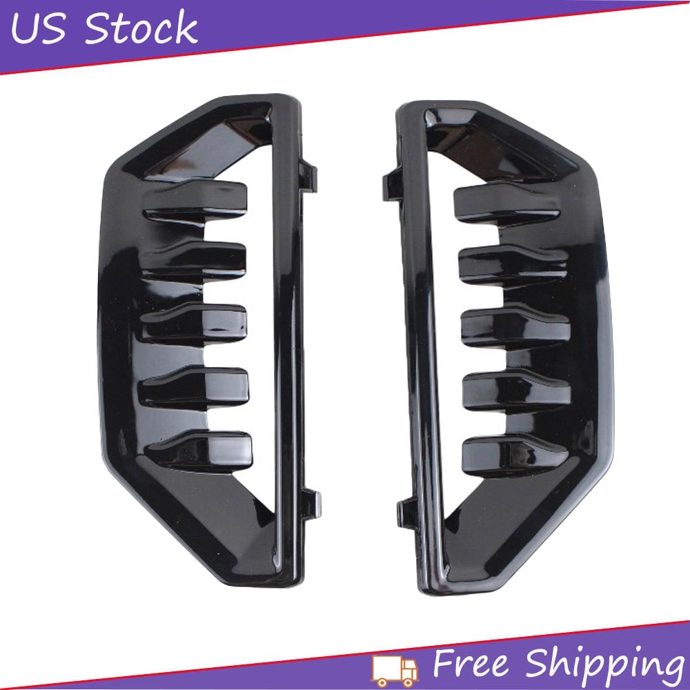 Front Left Right Bumper Grille Cover Air Duct Fit 2022-2025 GMC Sierra 1500