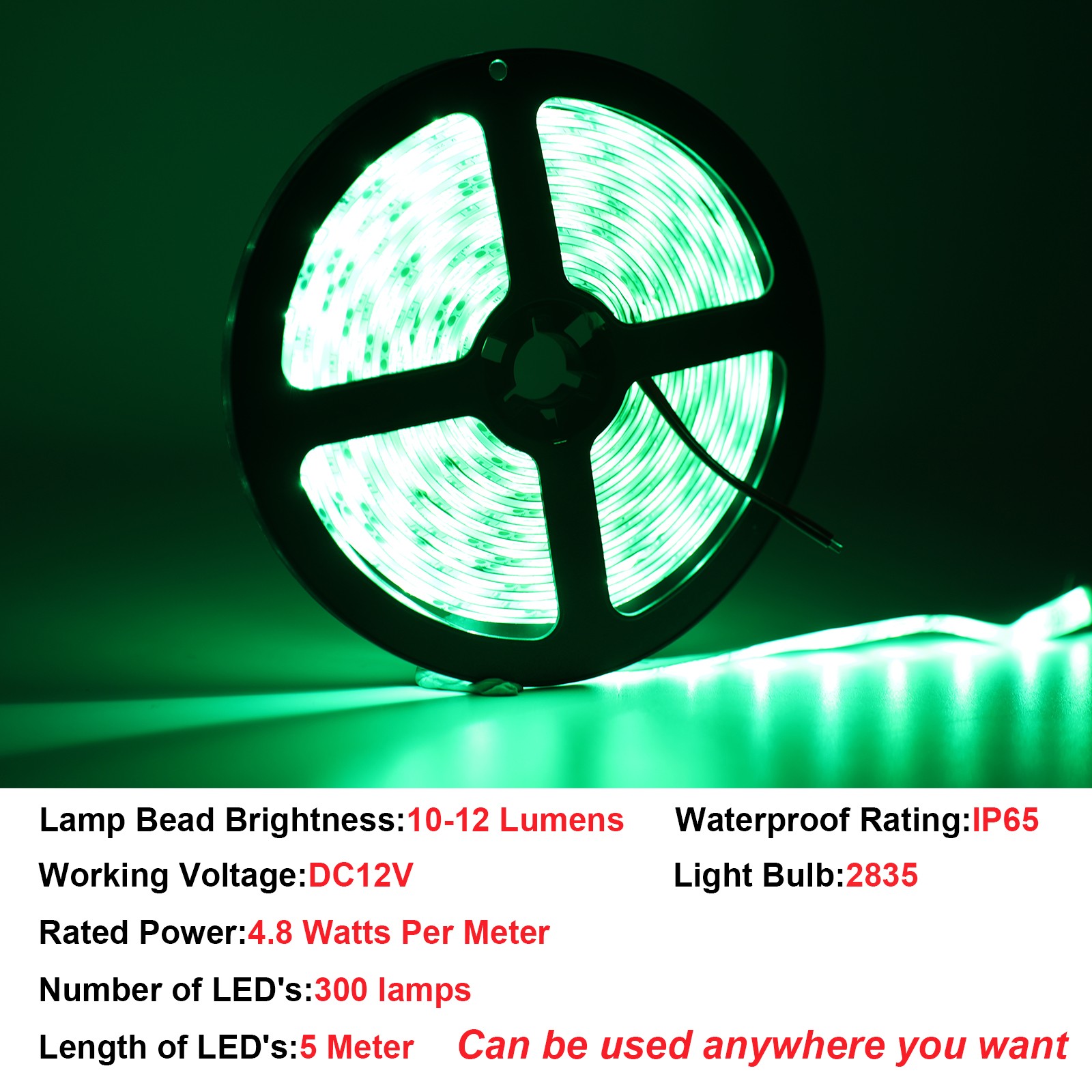 Fishing Boat / Kayak Boat Green Night Fishing LED Light Kit – IP67 Waterproofing