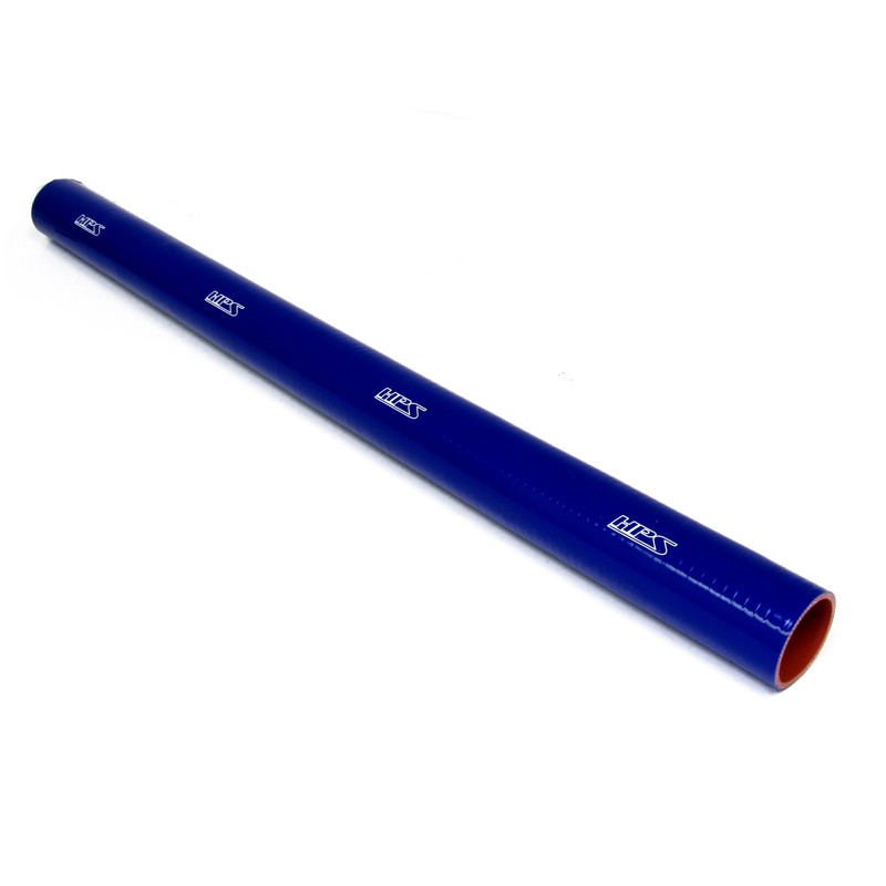 HPS Performance 2-3/8in 60mm ID 3ft 4-Ply Silicone Straight Tube Hose Turbo Blue