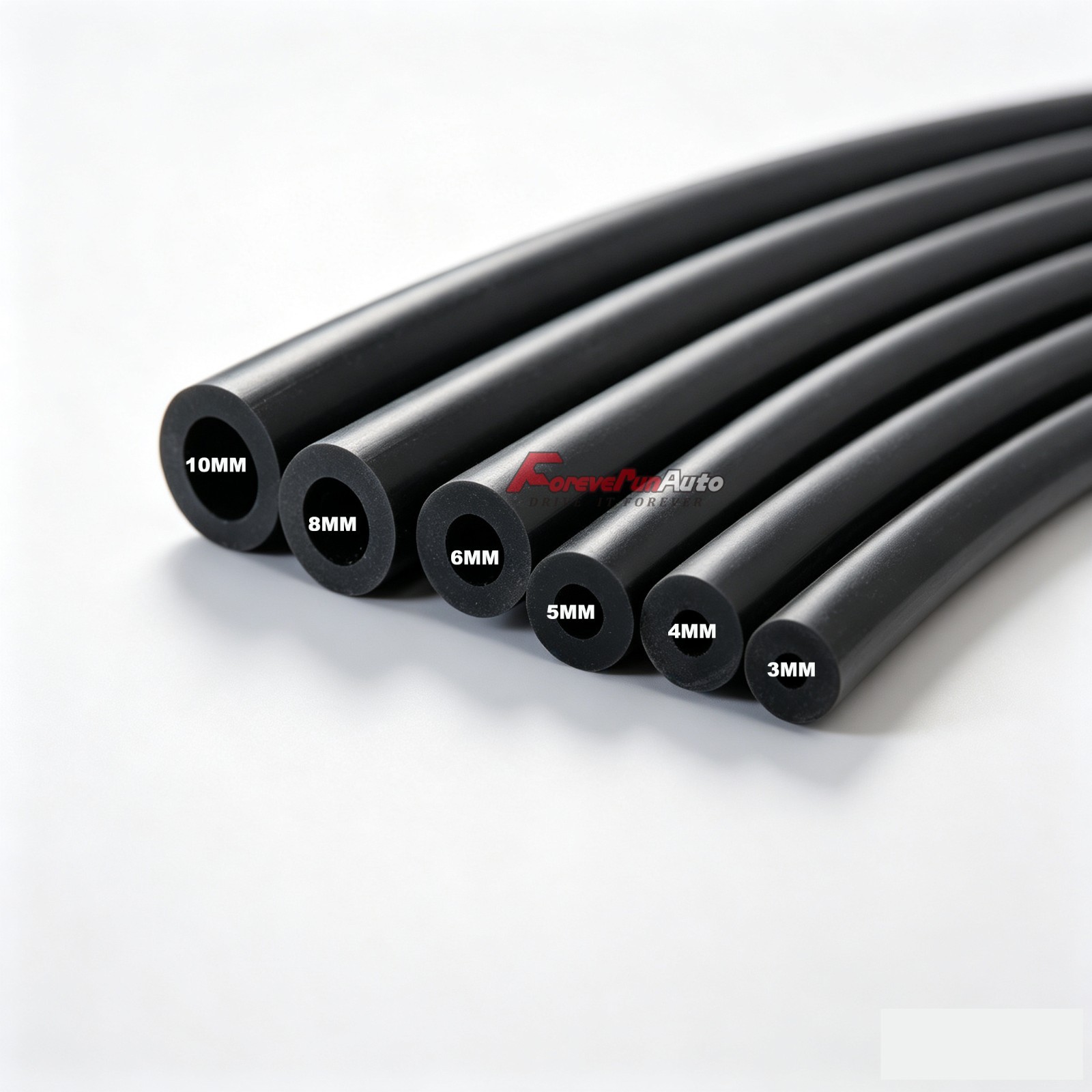 6pcs 5ft Engine Vacuum Line Silicone Hose Kit + 115pcs Connectors Set For Toyota