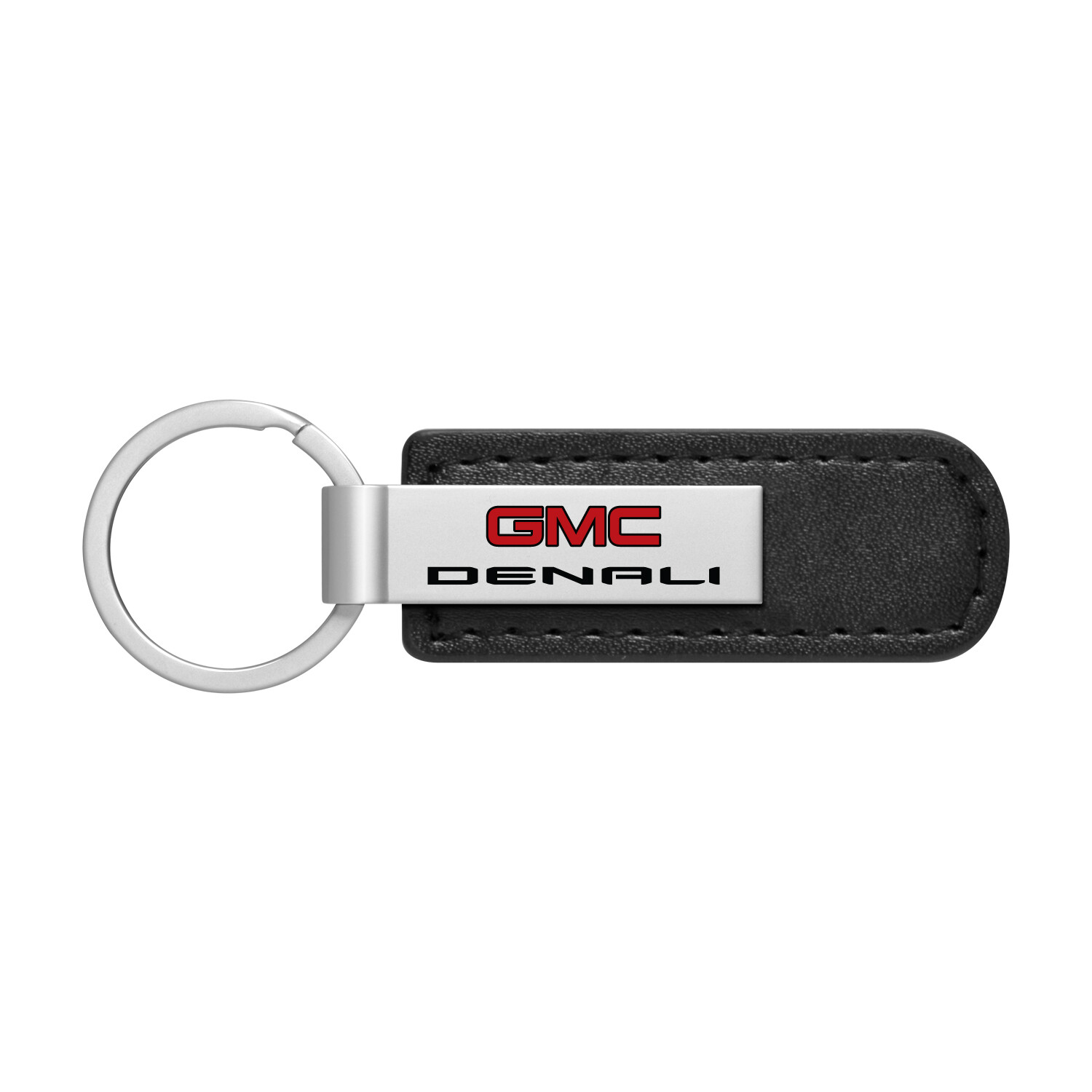 GMC Denali Black PU Leather Strap Key Chain