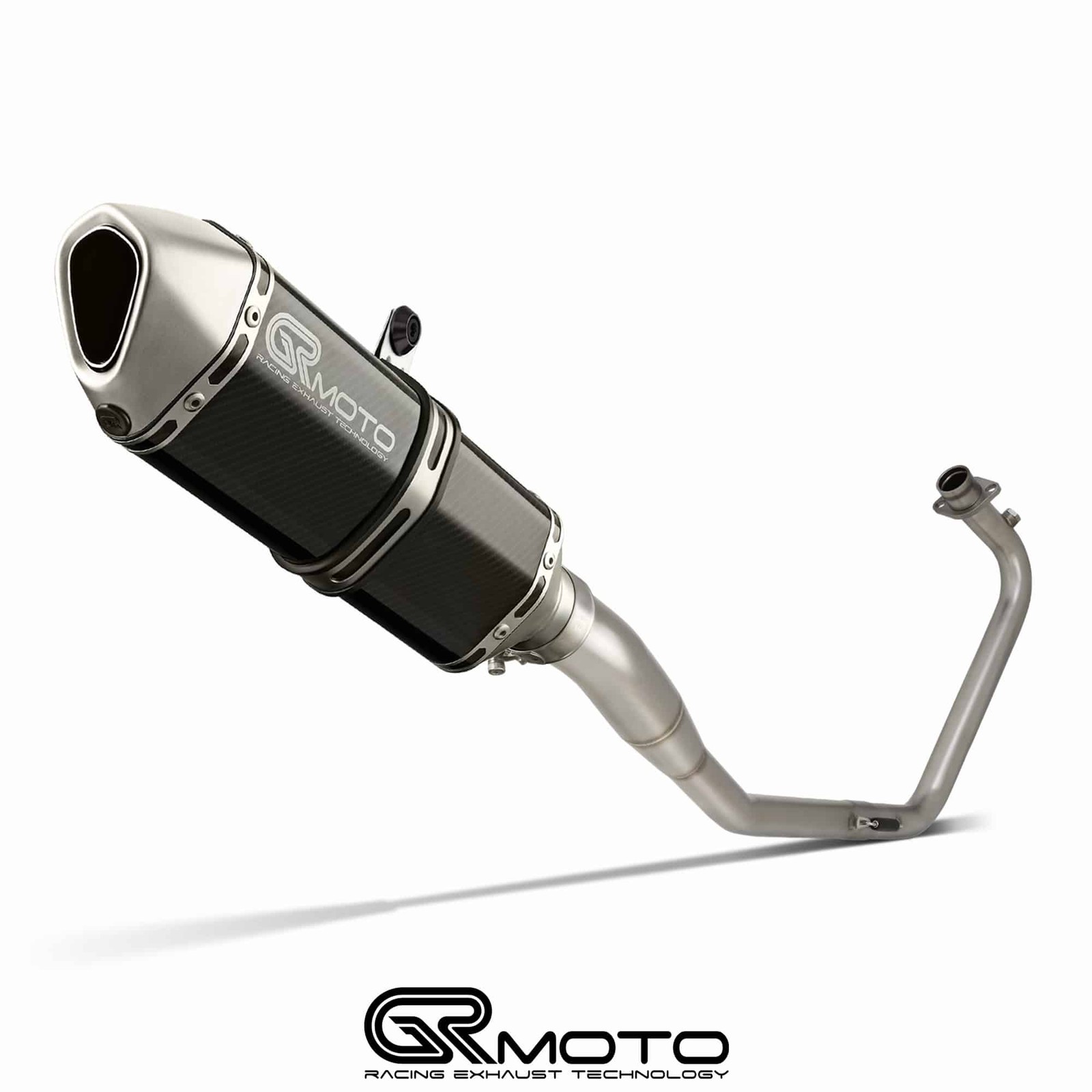 Full Exhaust System for Lexmoto VENOM 125 2013-2020 GRmoto Muffler Carbon