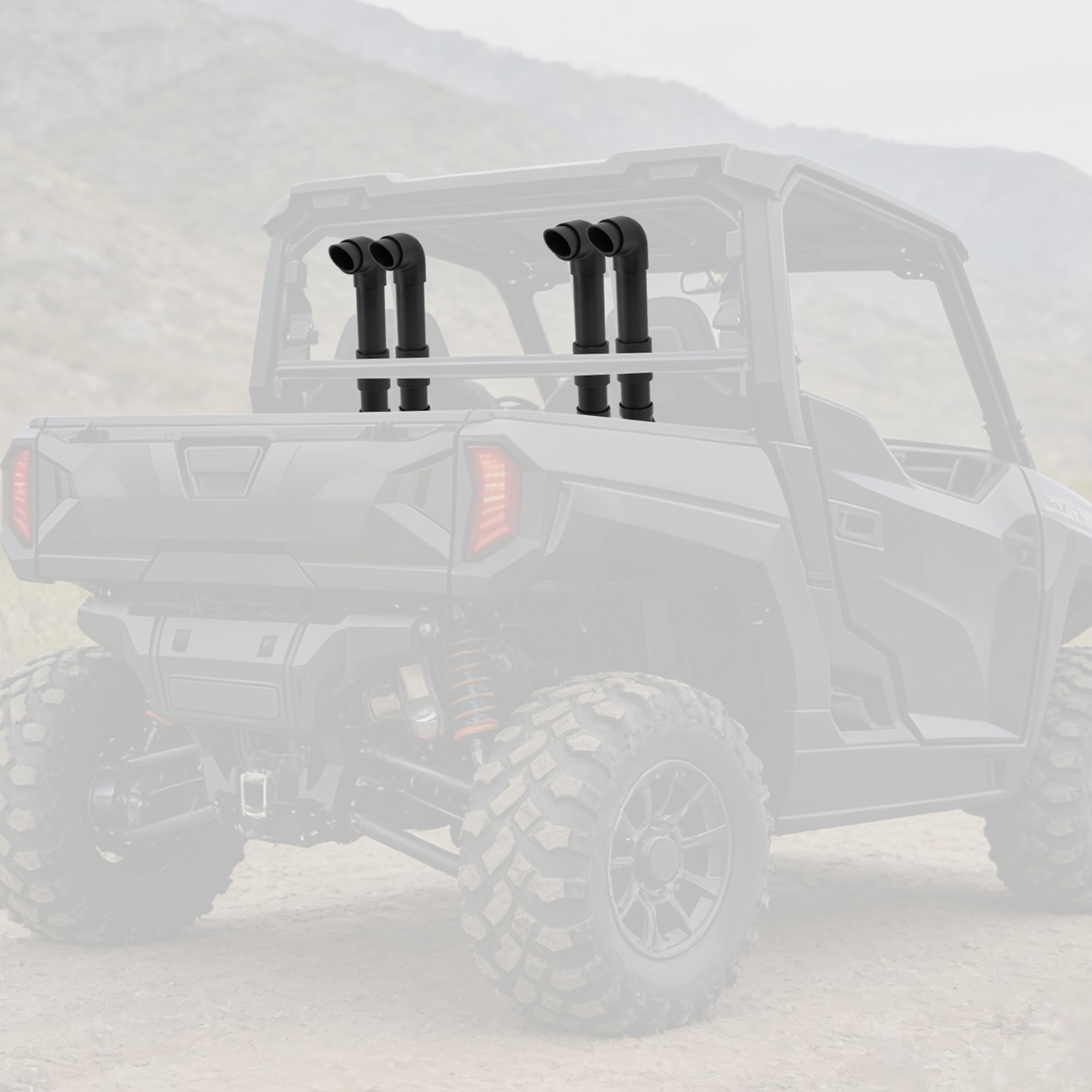 For Polaris 2016-2021 2020 General 1000 2/4 seater Snorkel Kit Plastic ABS+PVC