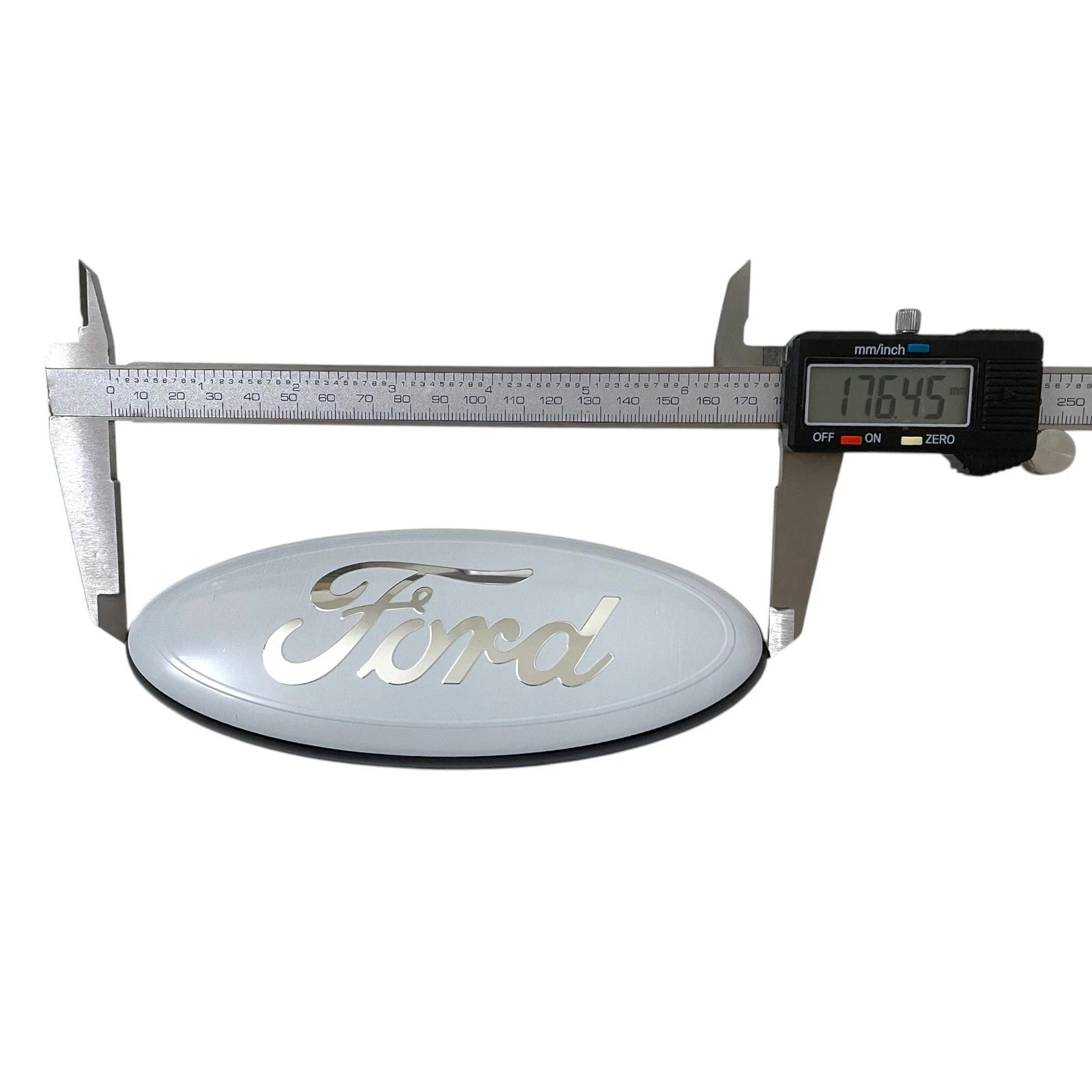 7inch Ford Emblem Front Grille Tailgate Badge White Logo Escape Excursion Taurus