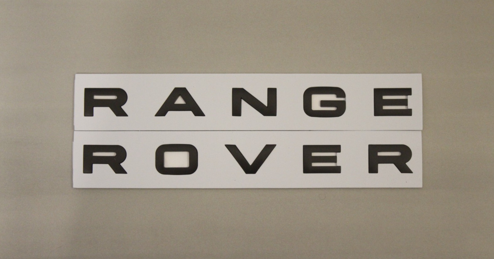 Range Rover Letters Emblem Front Hood Trunk Replacement Nameplate Black 2003-09