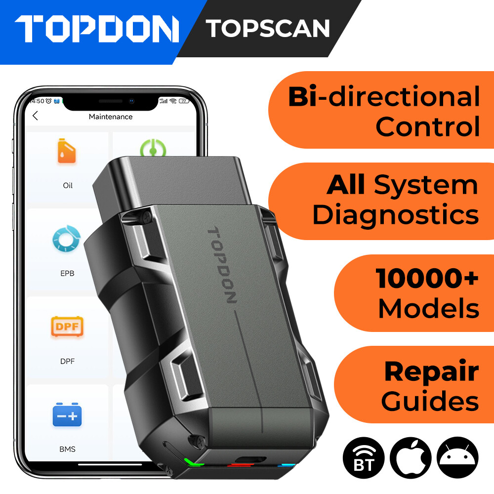 2024 TOPDON TopScan Full System OBD2 Scanner Diagnostic Tool For vehicle