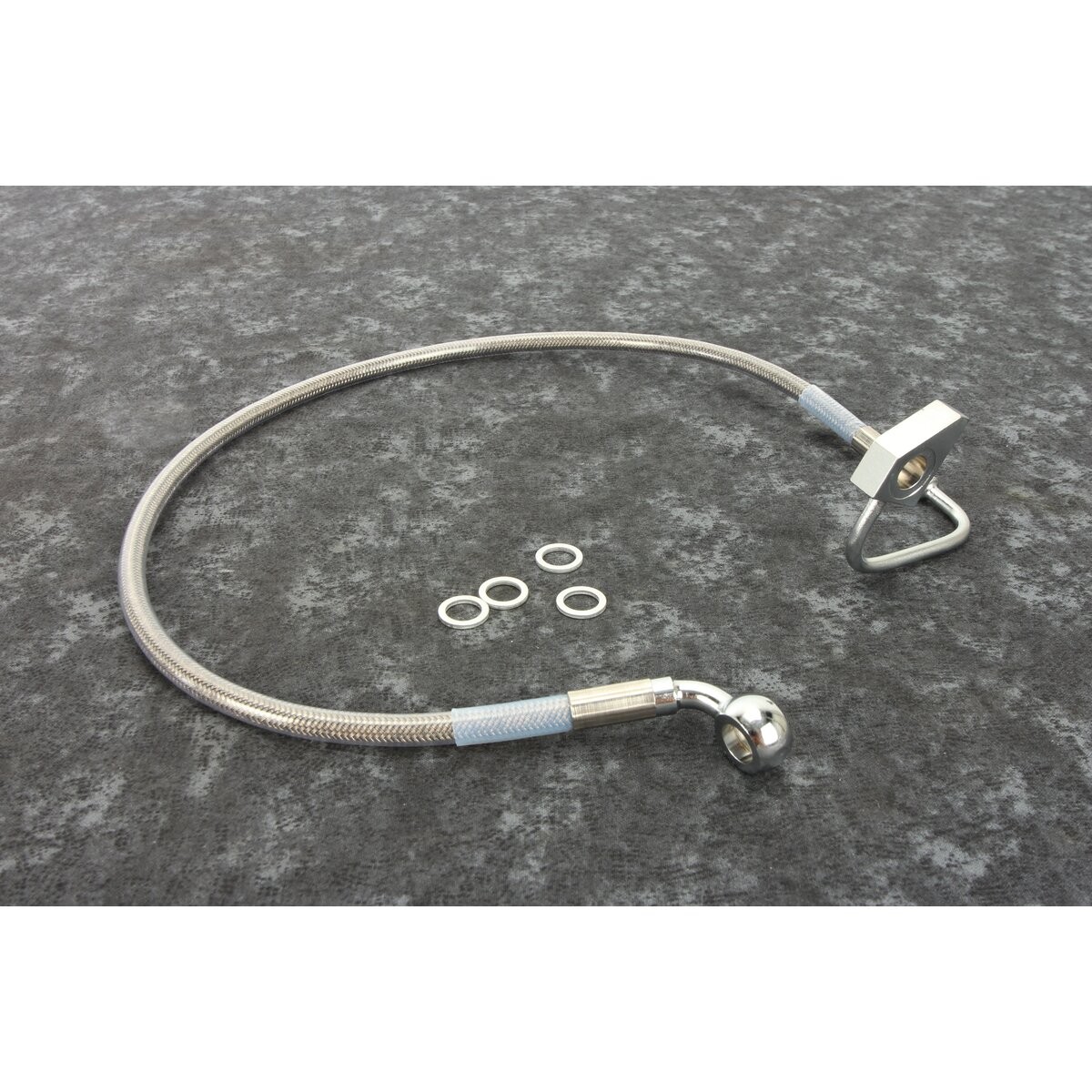 Drag Specialties Stainless Steel ABS Rear Brake Line 1918855