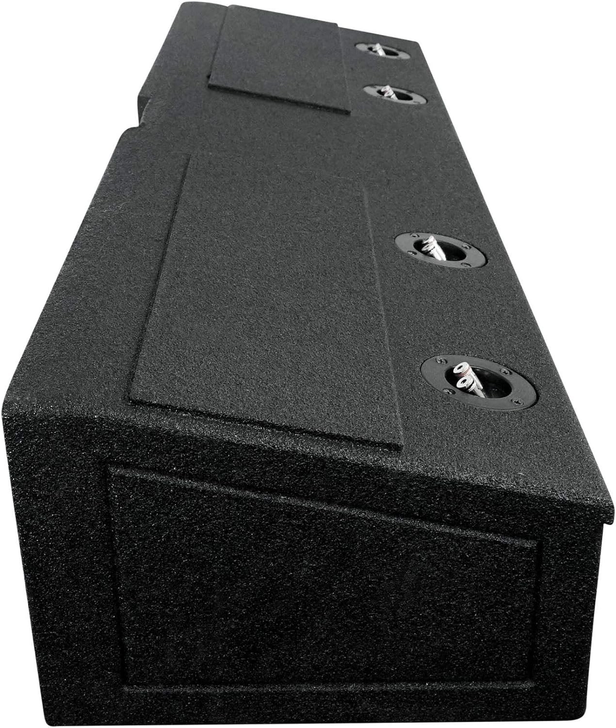 QUAD FRONTFIRING 8″ SUB BOX for 2007-CURRENT CHEVY SILVERADO/GMC SIERRA CREW CAB