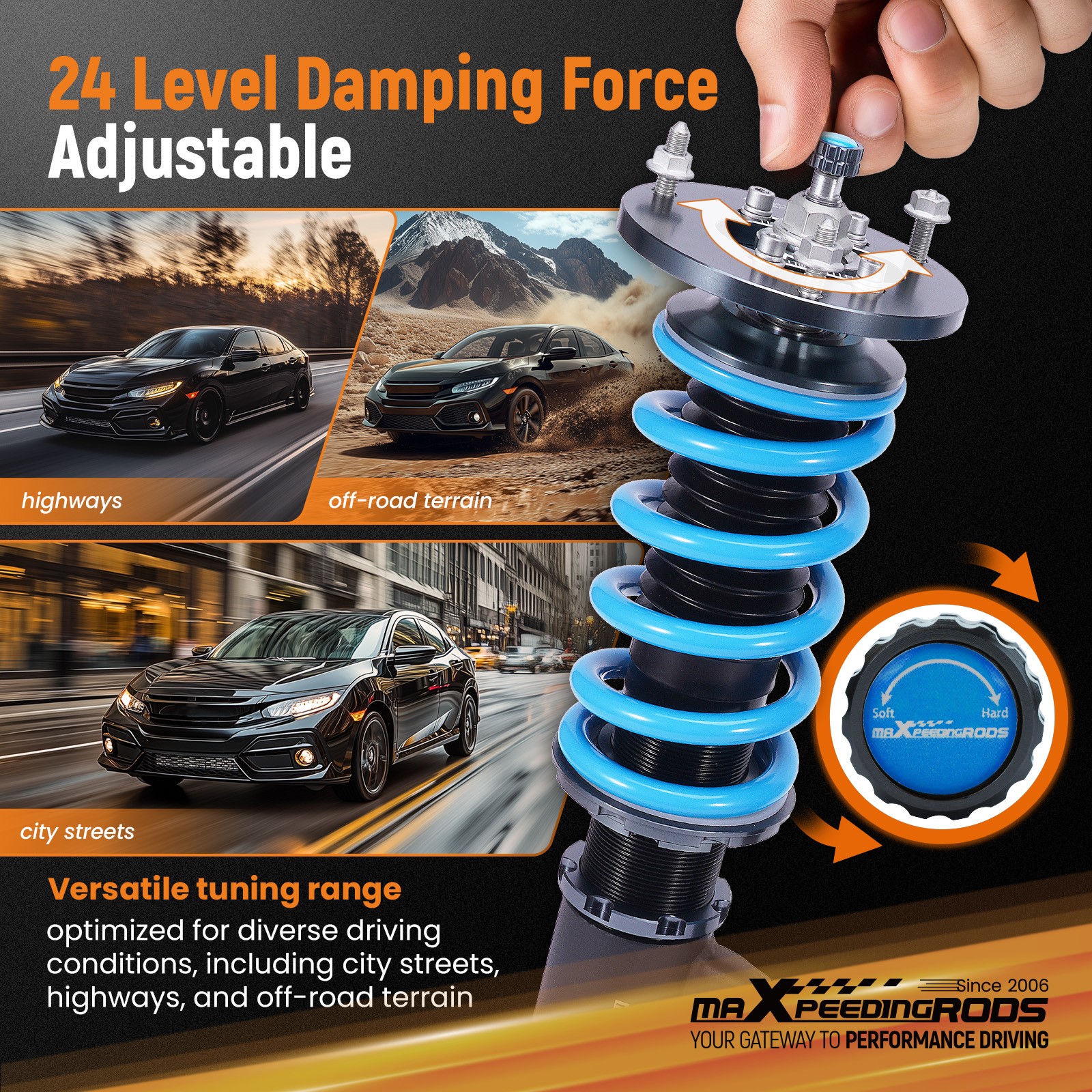 MaXpeedingrods T6 Coilover Suspension Kit for BMW E82 E88 128i 135i 08-13 RWD