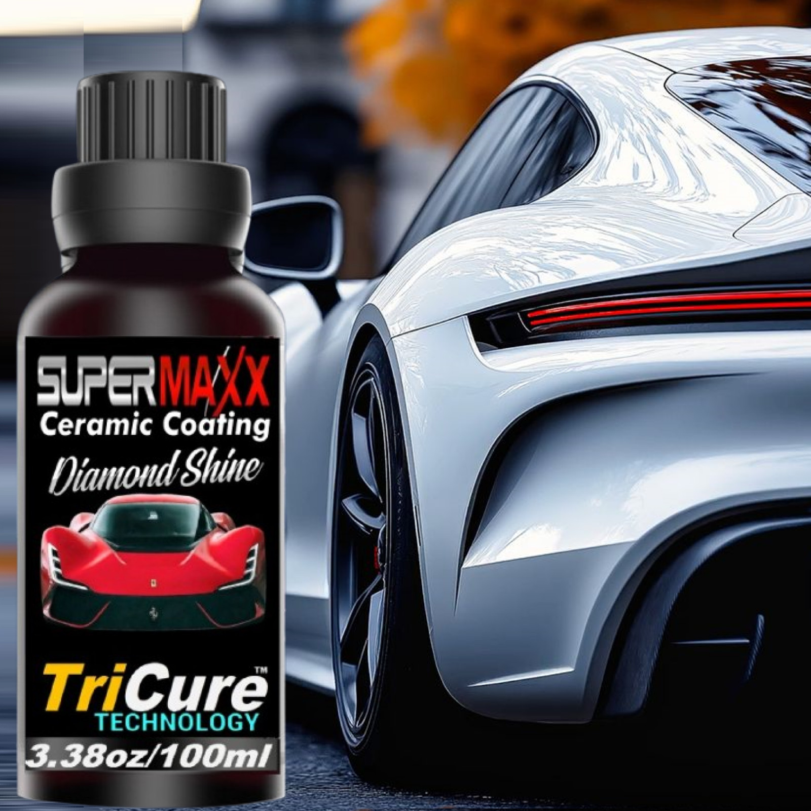 CERAMIC CAR COATING 5 YEAR ADVANCED PAINT PROTECTION HIGH GLOSS “DIAMOND SHINE”
