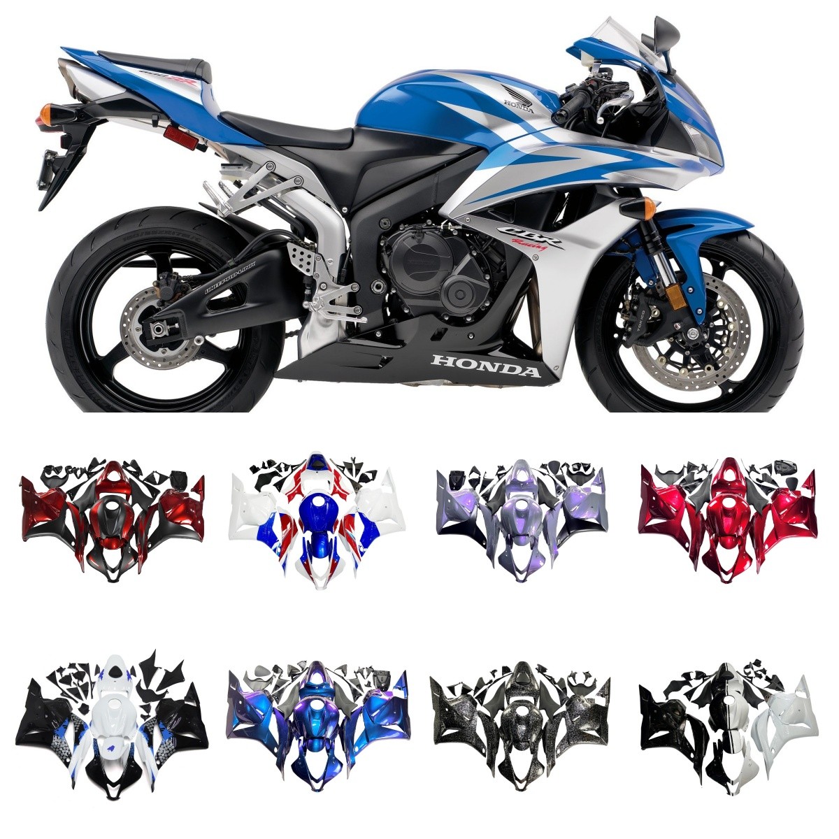 ABS Bodywork Cowlings For Honda CBR600RR F5 2009 – 2012 Fairing Kit Body Kit