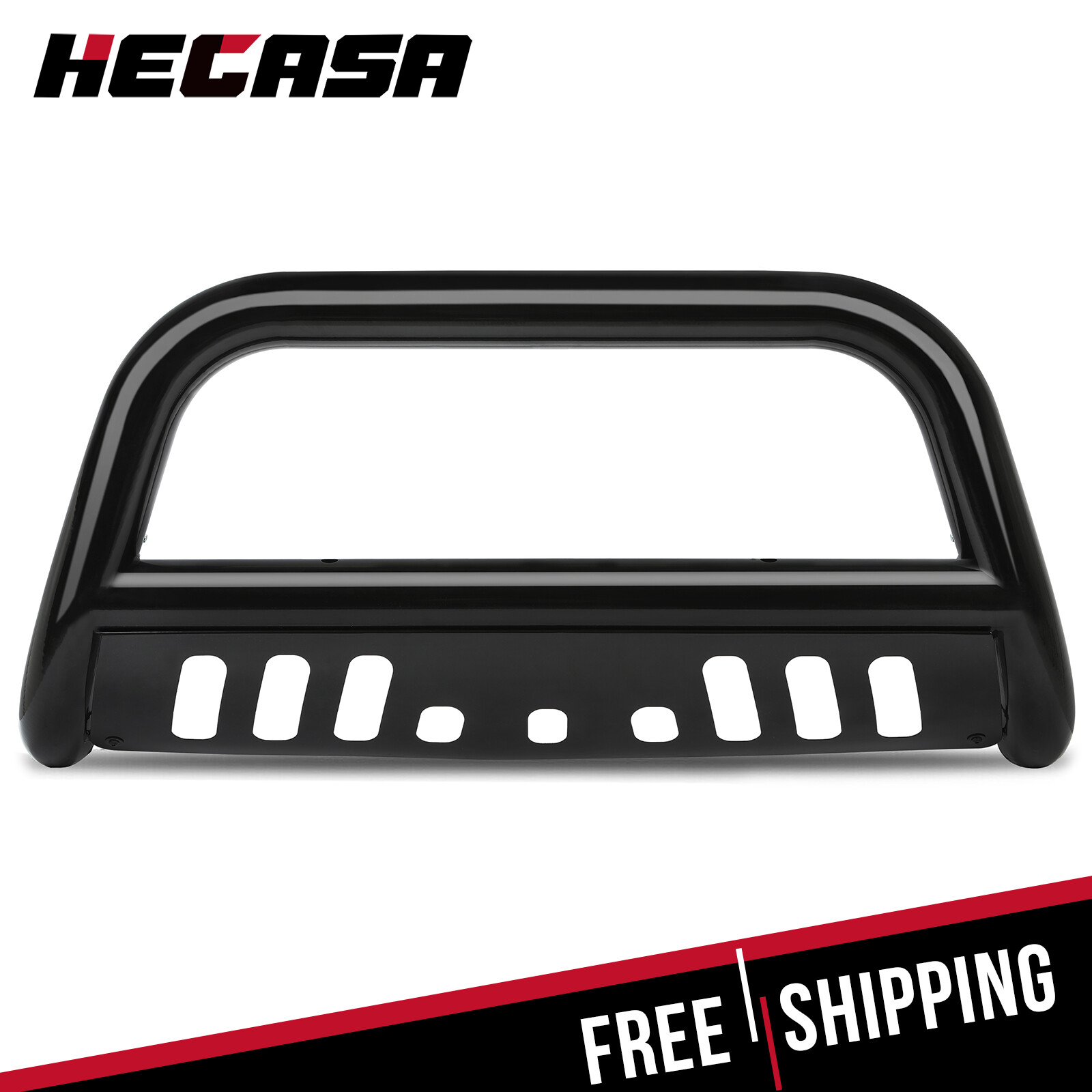 For 2007-2018 Silverado/GMC Sierra 1500 3″ Bull Bar Grille Guard Front Bumper