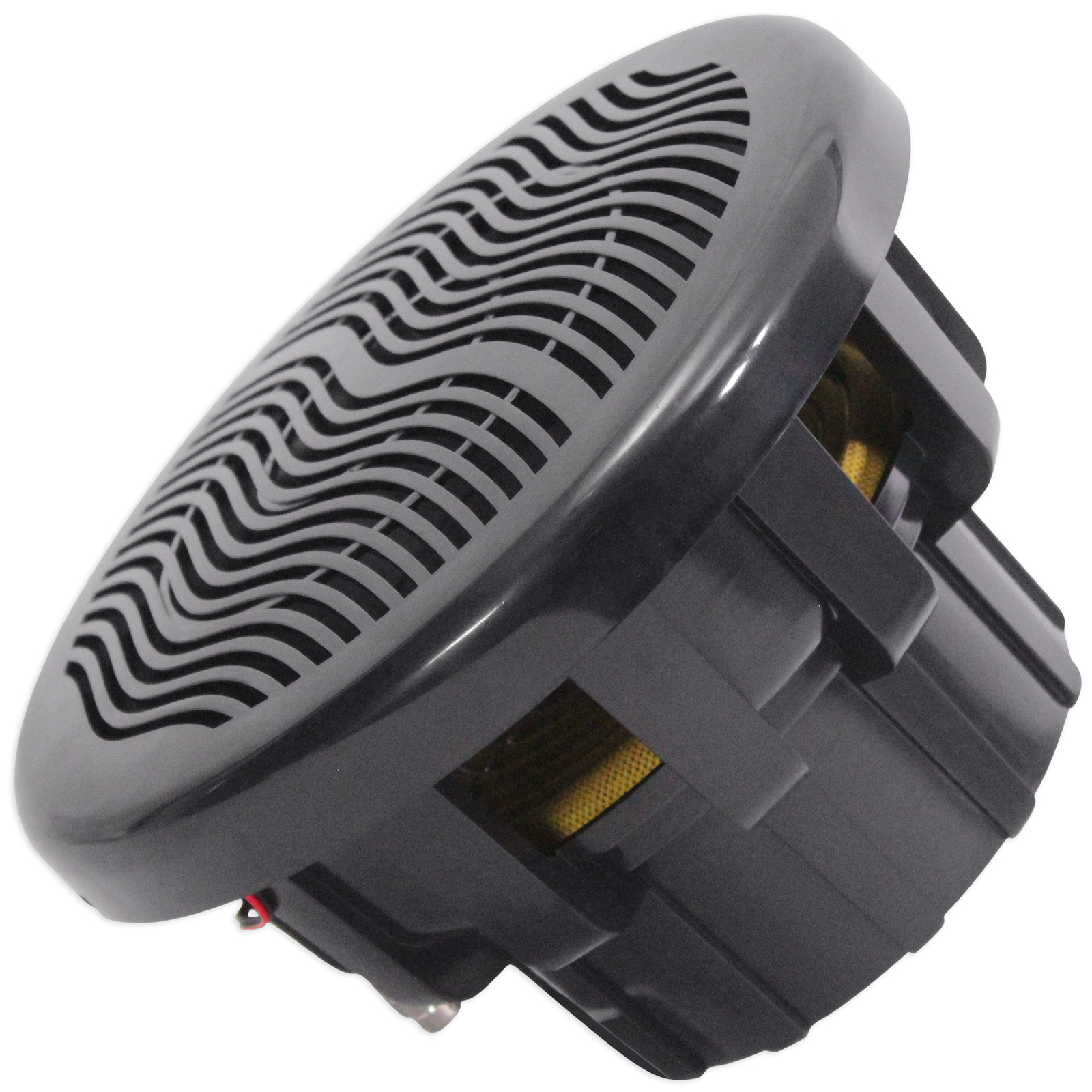 Rockville MS10LB 10″ 2400 Watt Black Marine/Boat 10″ Subwoofer with LED