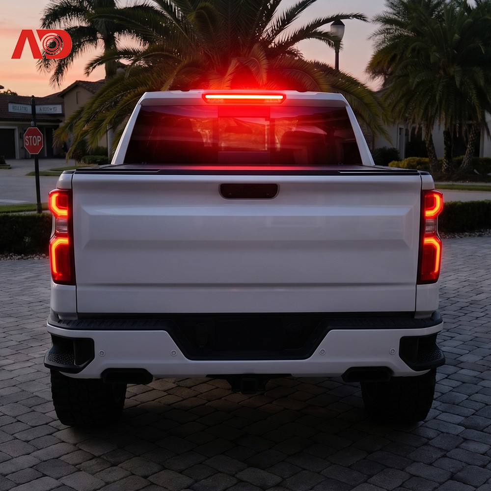 LED Third Brake Light Without Camera Hole For 19-2026 Chevy Silverado GMC Sierra