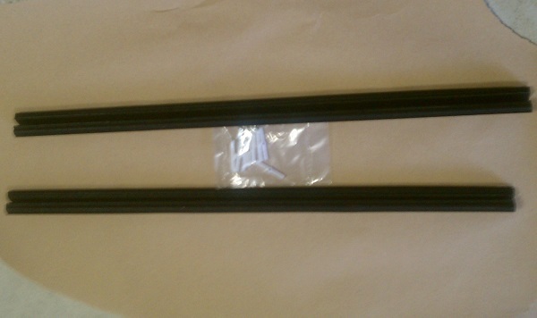 66-70 B-body, 67-72 A-body Door Glass Run Vent Window Channel Slides-NEW
