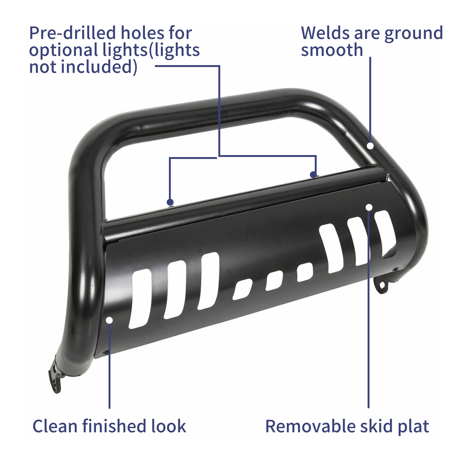 For 05-UP Nissan Frontier / Pathfinder /Xterra Bull Bar Push Bumper Grille Guard