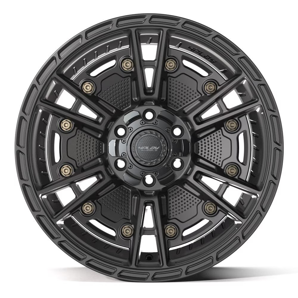 Matte Black Wheels Set(4) 4Play 4PS01 20×9 Sport Series 6×135 & 6×139.7 -6ET