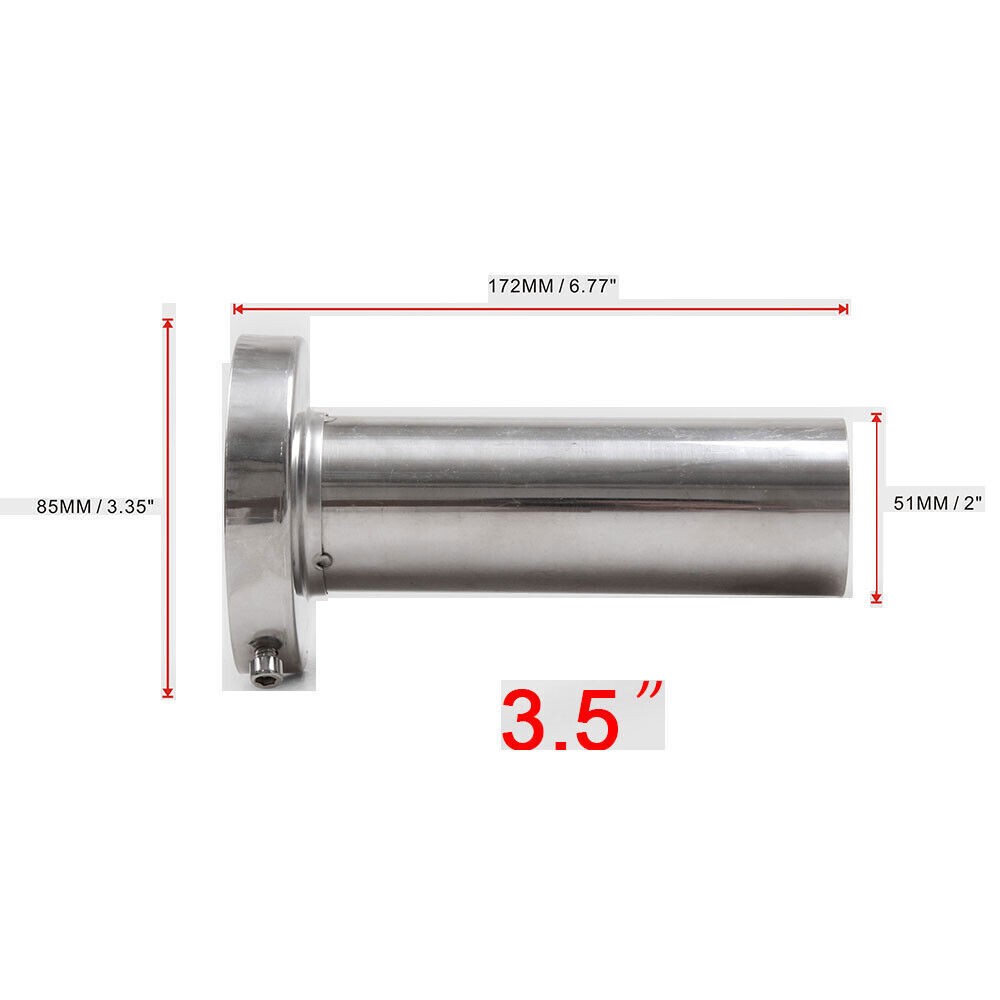 3.5″ Universal Insert Removable Stainless Steel Exhaust Silencer Muffler Killer
