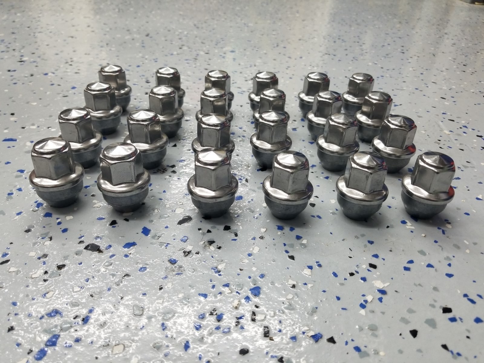 24 2015-20 Ford F150 14×1.5 Factory OEM Stainless Lugs Lug Wheel Nuts ACPZ1012B