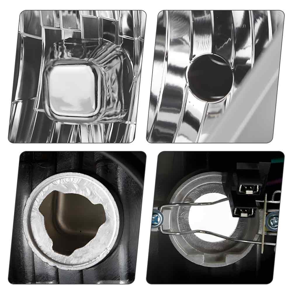 For 2013-2017 Chevy Traverse Halogen Type Headlights W/Bulb Pair Left+Right