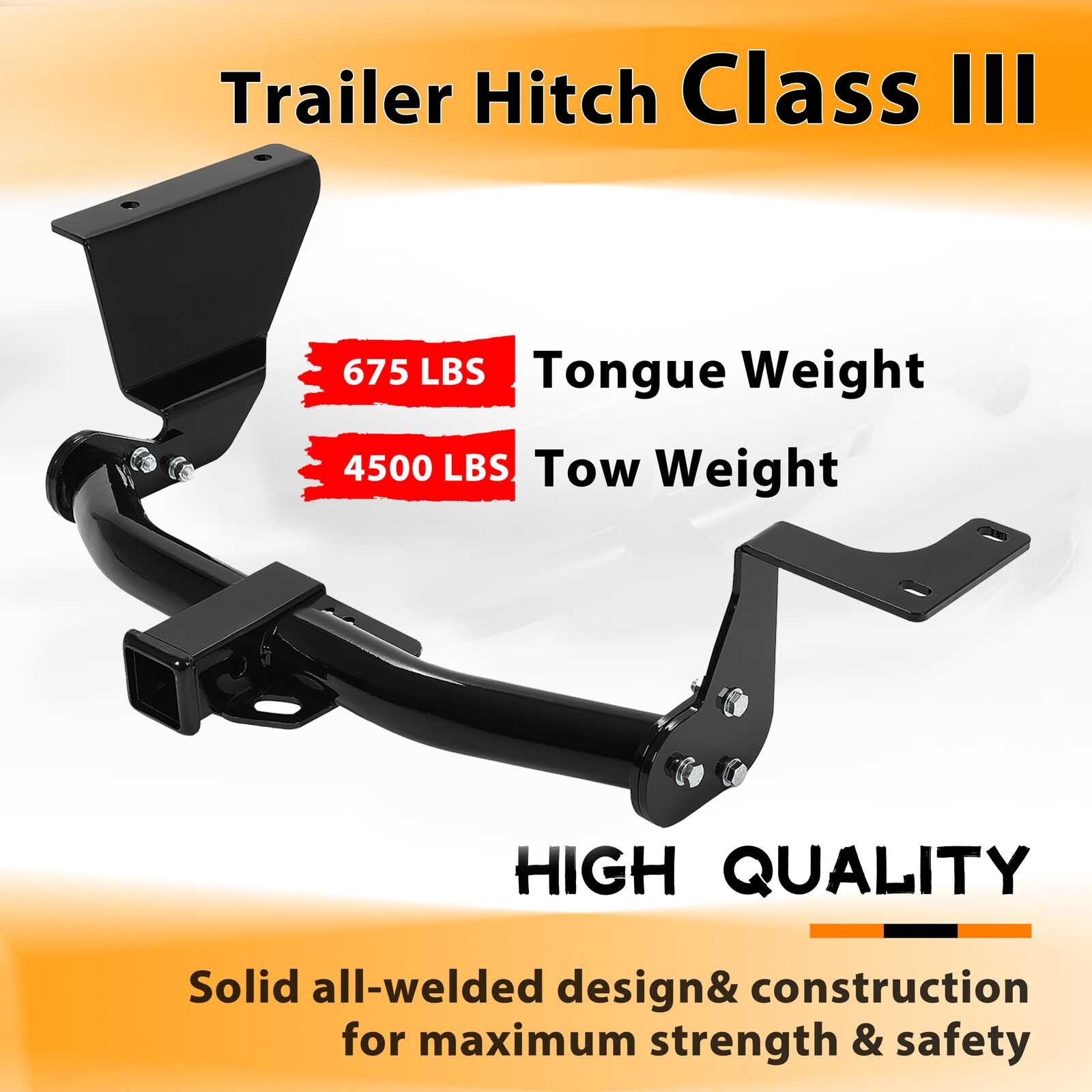 For 2007-2011 Honda CRV CR-V Class 3 Trailer Hitch Receiver Rear Bumper Tow 2″