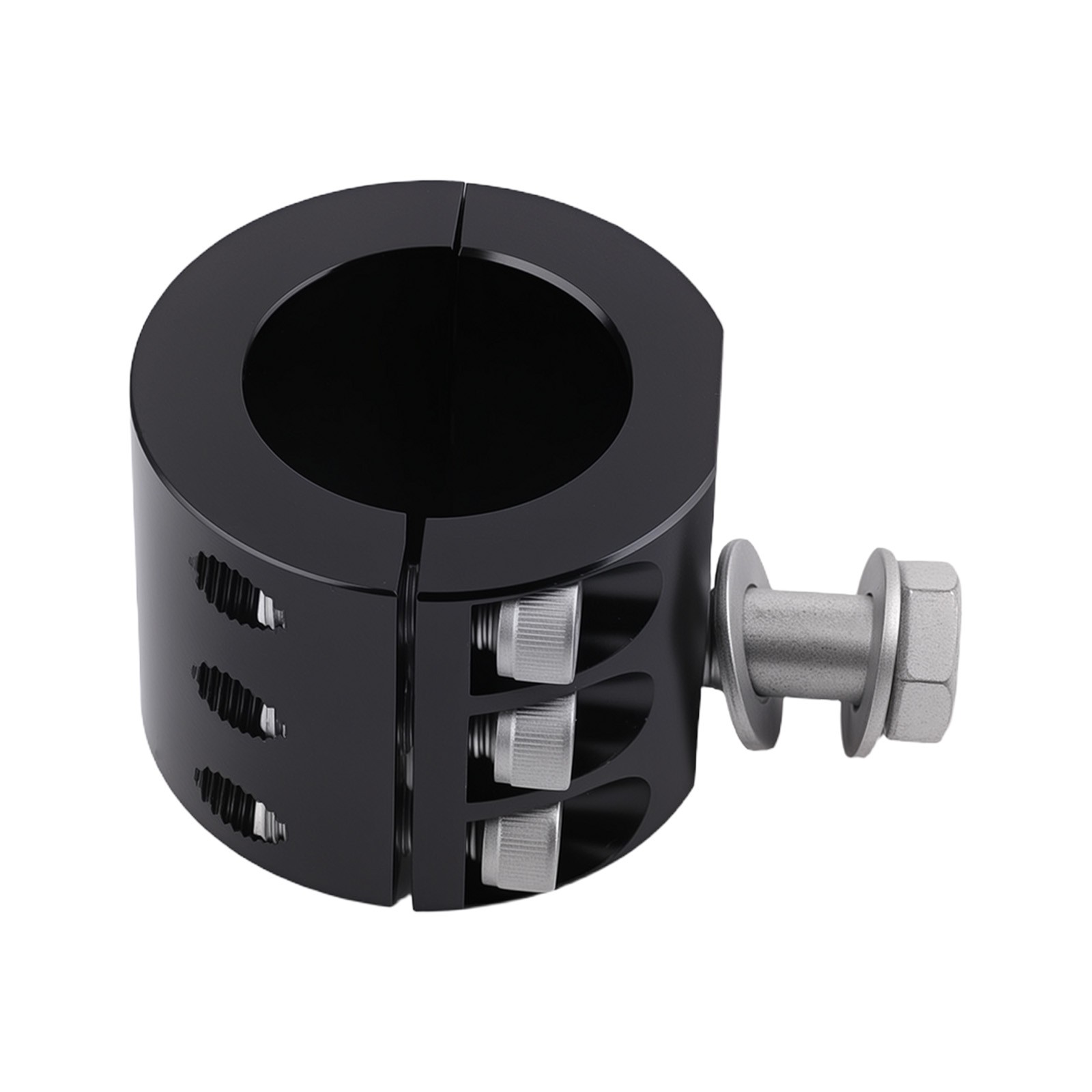 Bolt-On Steering Damper Mount for Jeep Wrangler JL JLU JT 2018-2025 Black Steel