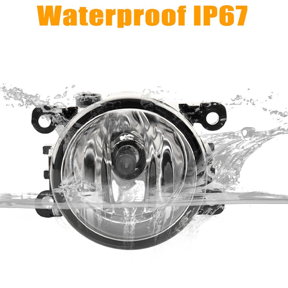 For 2015-2018 Jeep Renegade Clear Lens Bumper Fog Light Lamp Pair OE Replacement