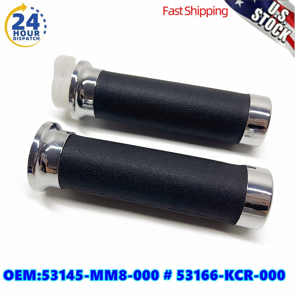 Left Grips & Right Grip Throttle Tube For Honda VT250 400 600 750 1100 1300 1800