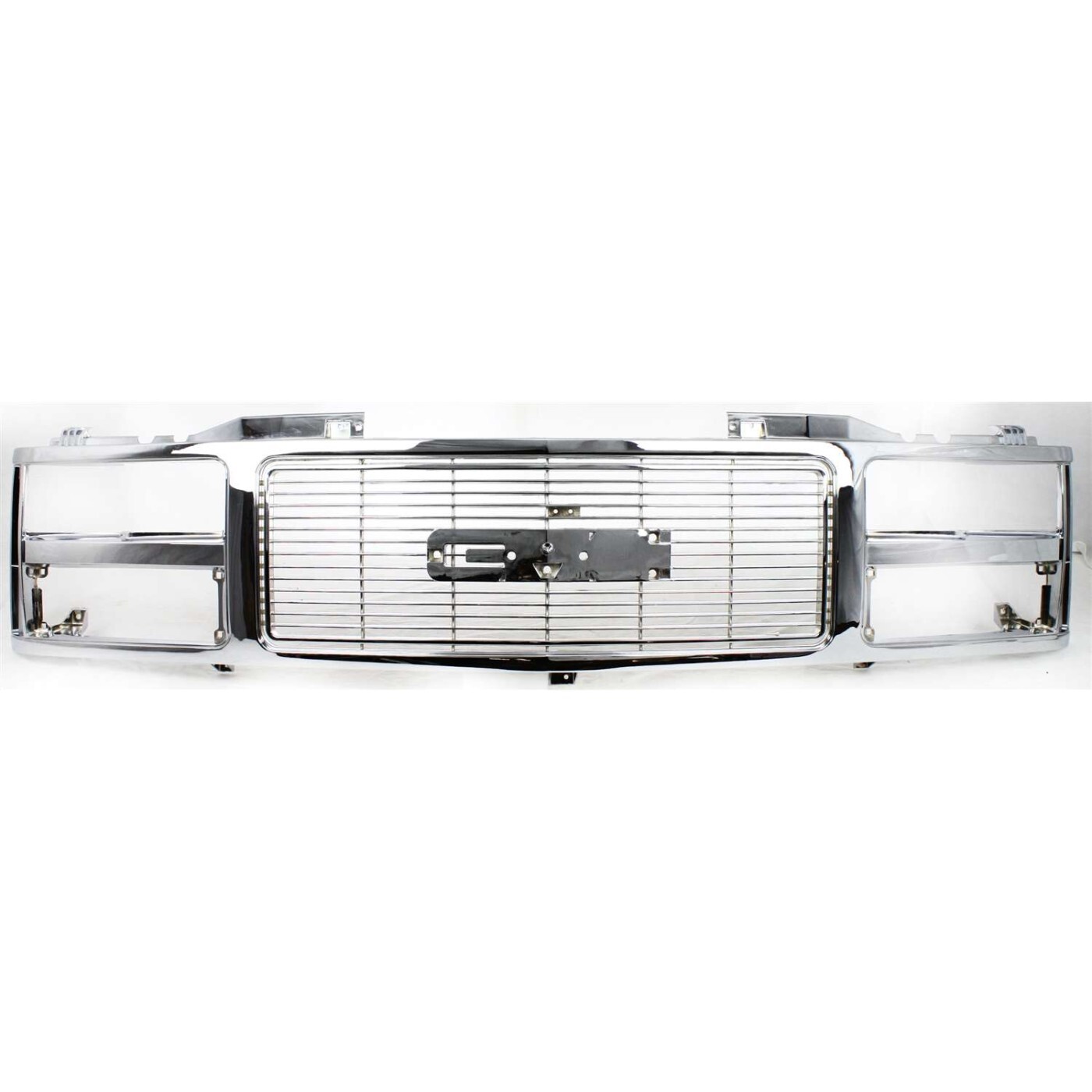 Grille For 88-99 GMC K1500 C1500 Chrome Plastic