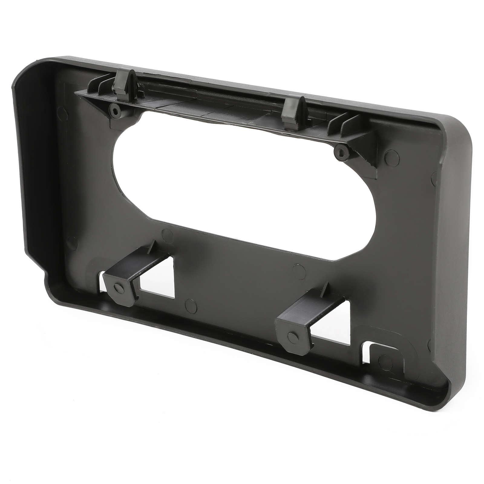 Front Bumper License Plate Bracket Guards Pads Cap Fit For Ford F-150 2009-2014