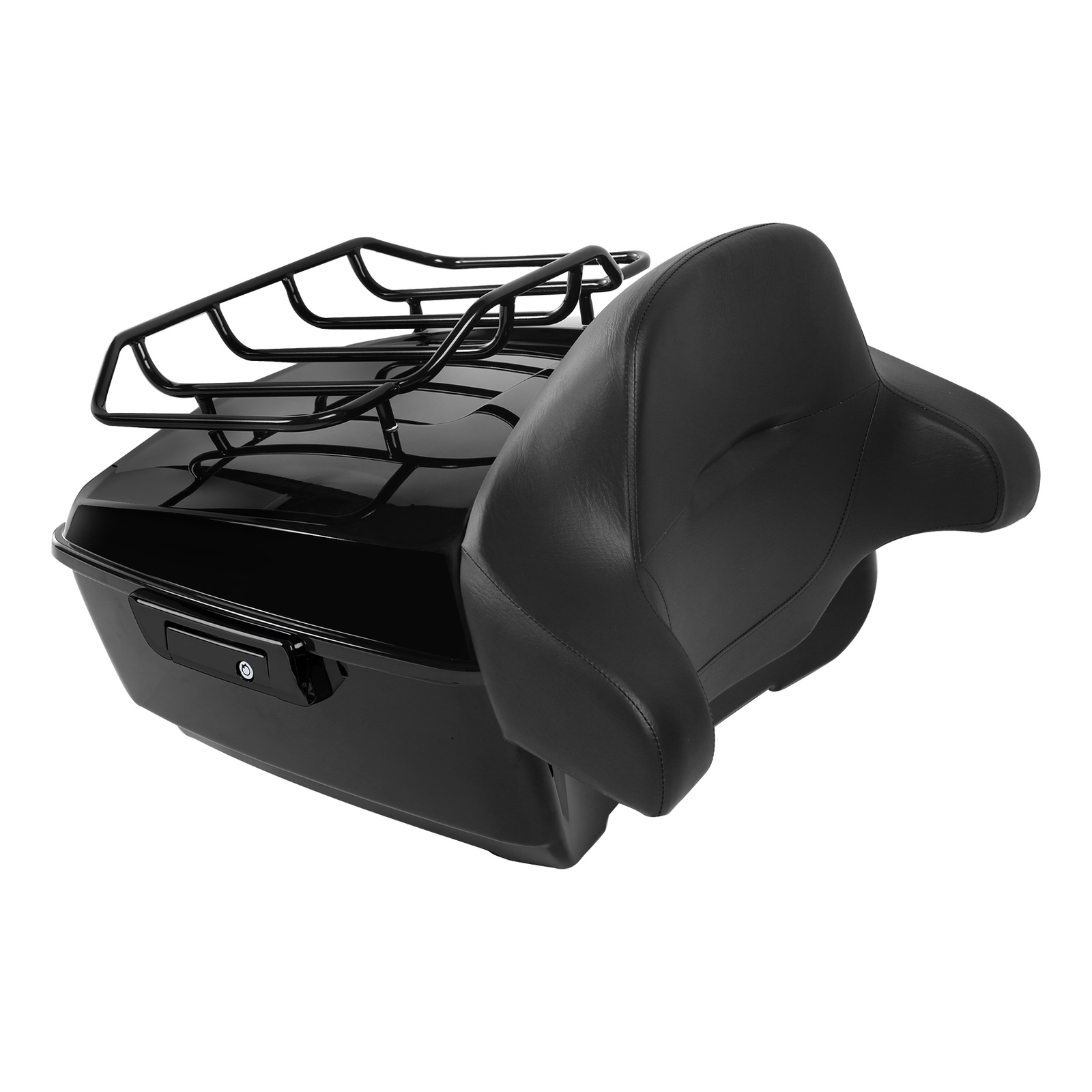 King Pack Trunk Mount Rack Fit For Harley Davidson Tour Pak Touring 14-24 Black