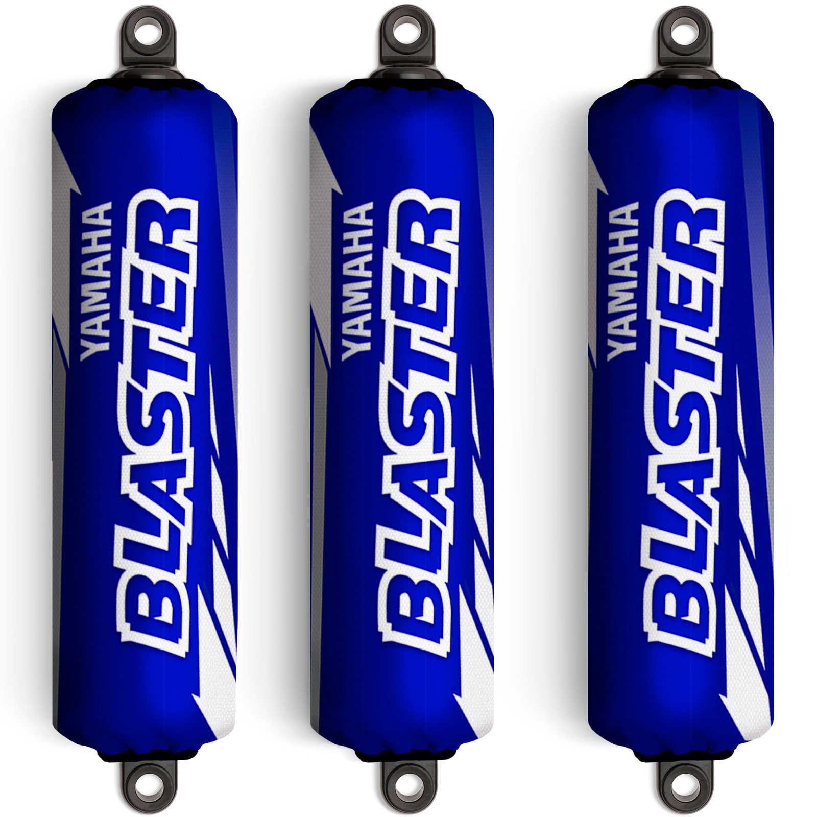 Blue & White Shock Covers for Yamaha Blaster YFS 200 “Special Edition” (Set 3)