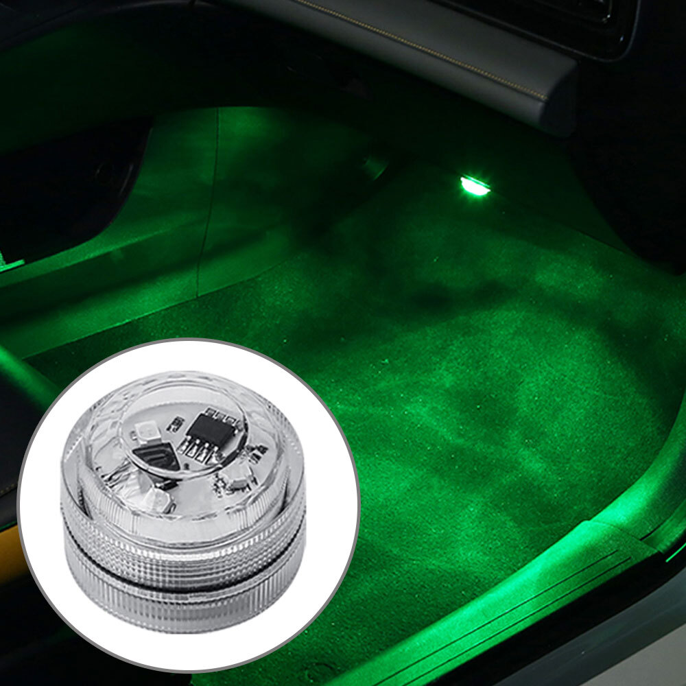 Multicolor Car Interior Accessories Atmosphere LED Lights Lamp W/ Remote Control