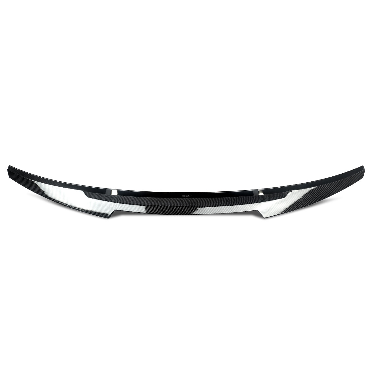 For Audi S4 A4 B9 2017-2022 V-Type Rear Trunk Spoiler Wing Carbon Fiber Look