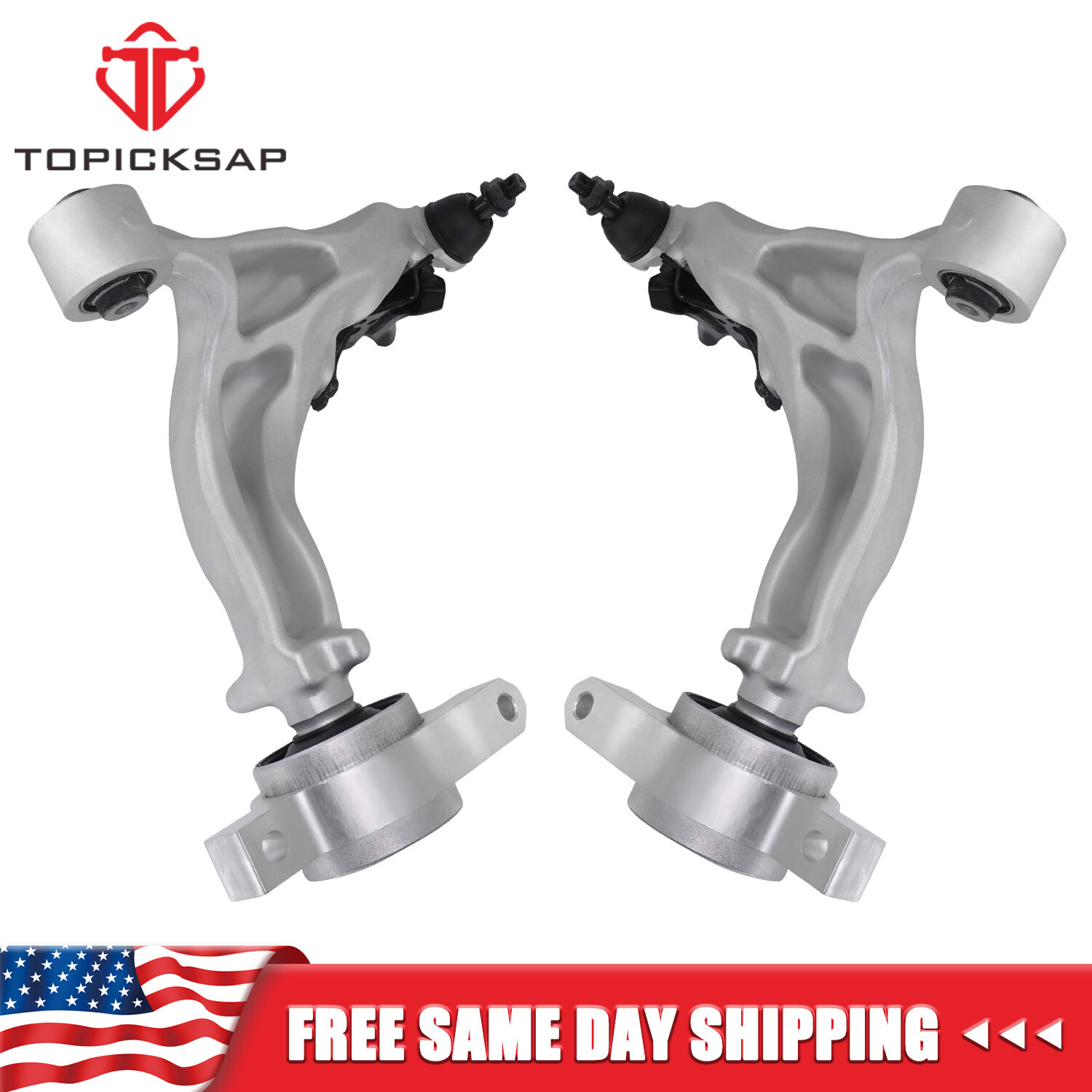 RWD Front Lower Control Arms Ball Joints Kit for Infiniti Q50 Q60 EX35 EX37 QX50