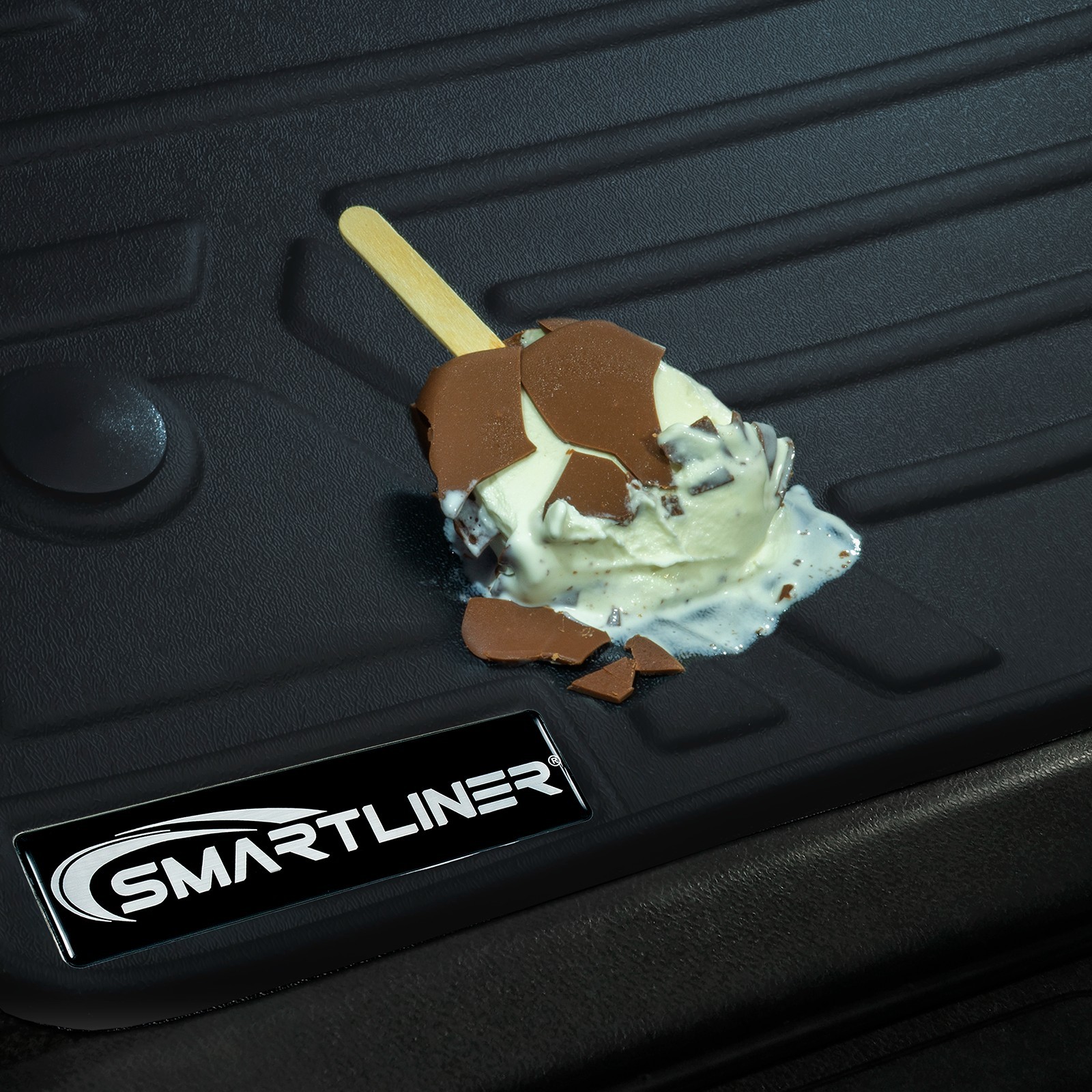SMARTLINER Custom Fit Cargo Liner Black for 2008-2021 Toyota Sequoia