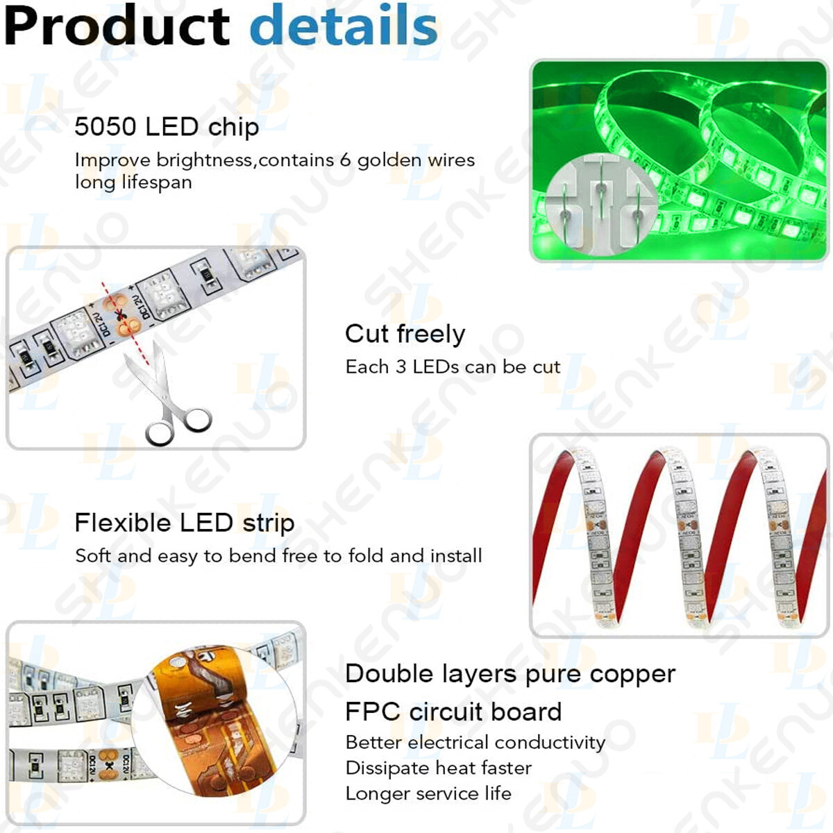Fishing Boat / Kayak Boat Green Night Fishing LED Light Kit – IP67 Waterproofing