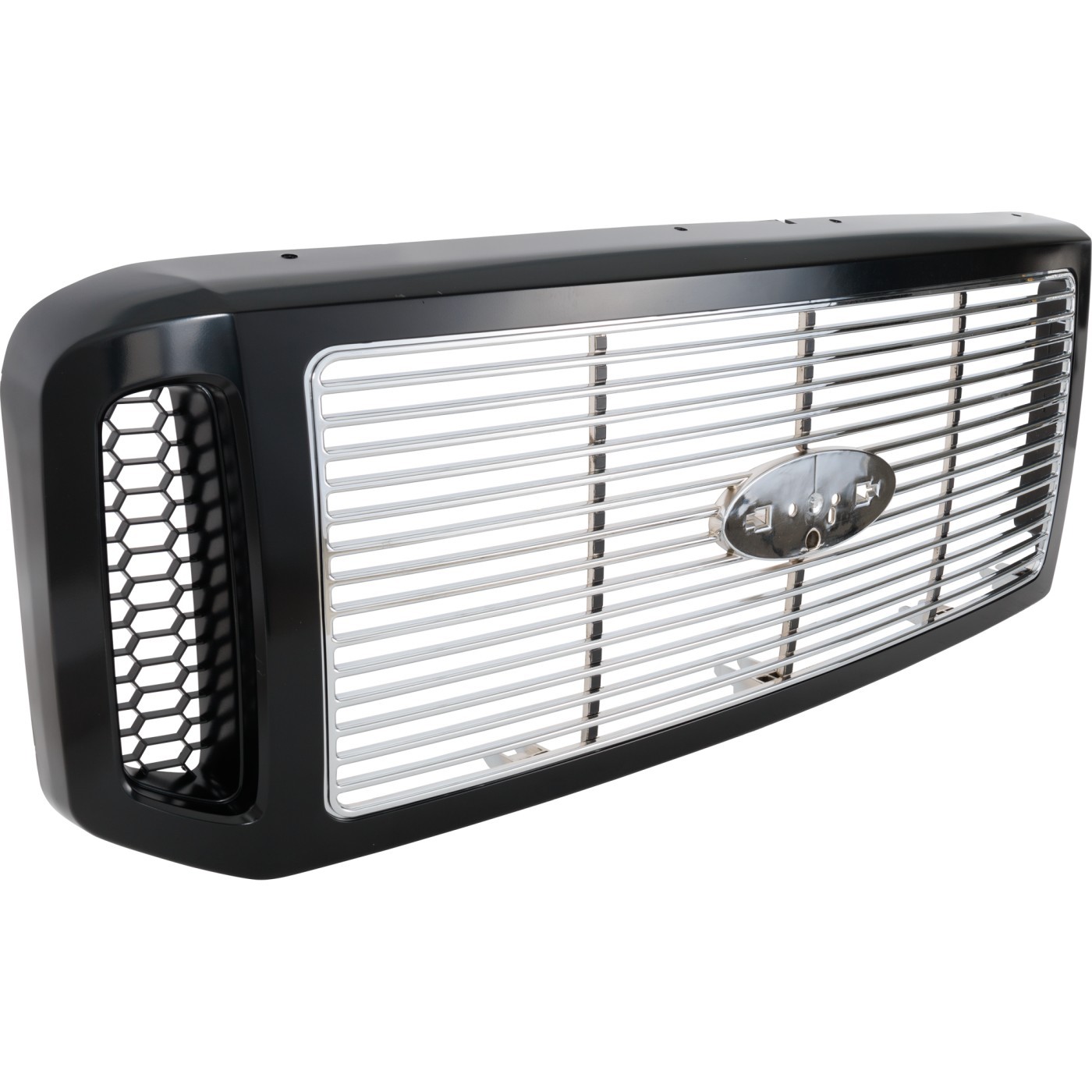 Grille Assembly For 2005-2007 Ford F-250 Super Duty F-350 F-450 Chrome Insert