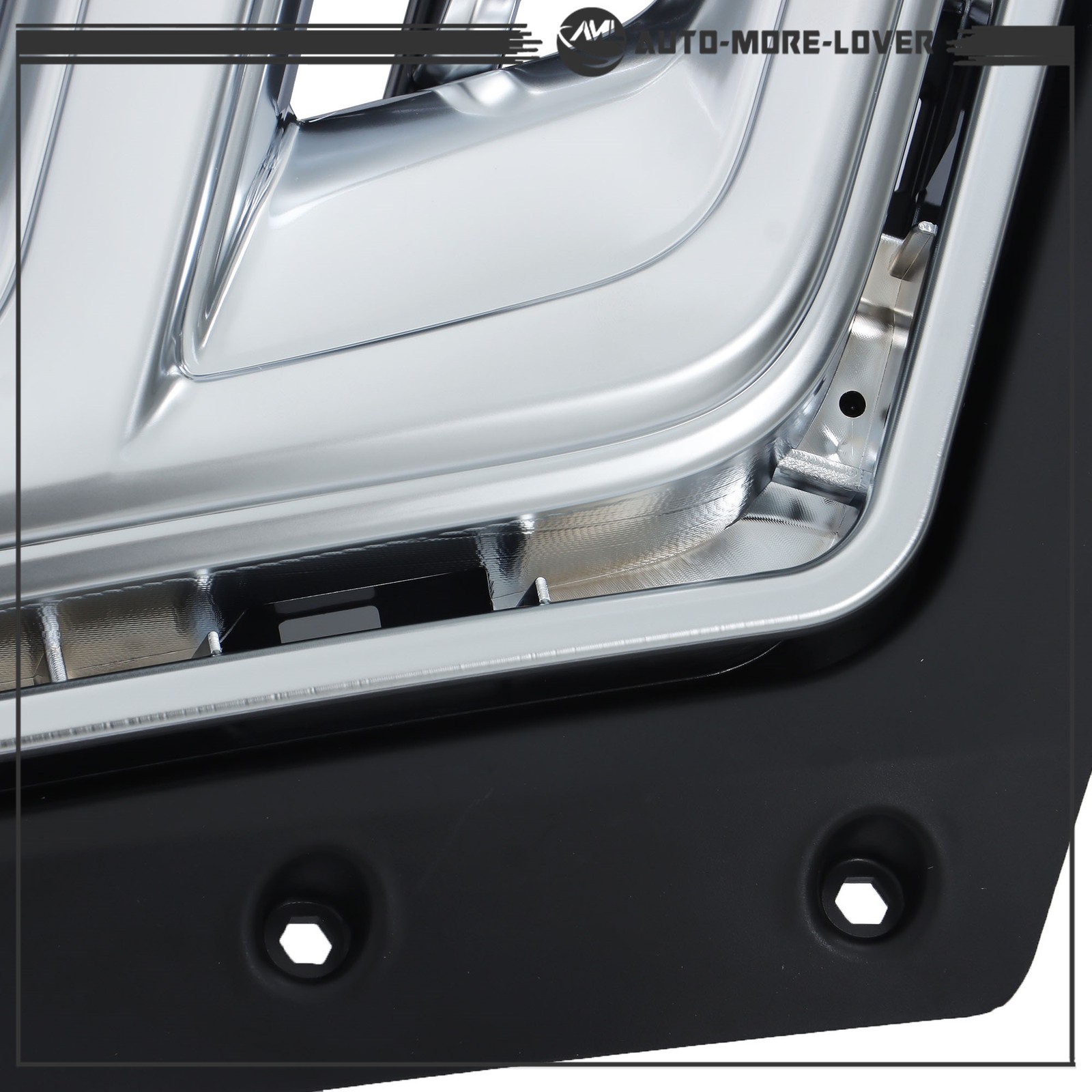 Painted Bumper Front Side Grille Without Camera Hole For Cadillac Escalade 15-20