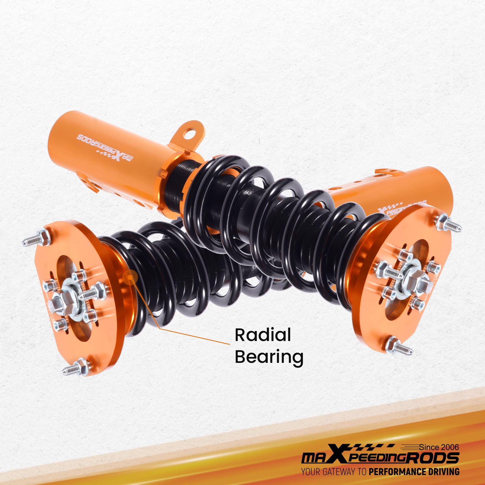 Maxpeedingrods Coilover Suspension Kits For Chevrolet Cobalt 05-10 Adj. Height