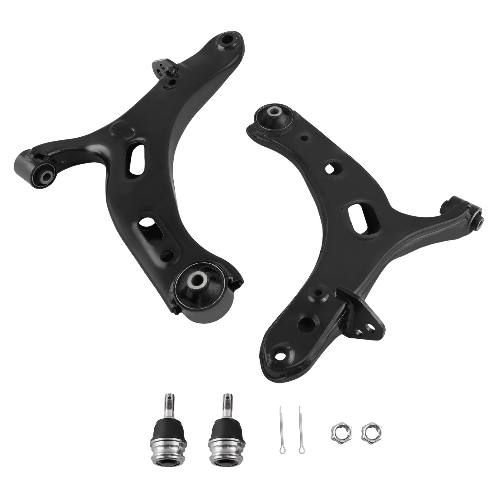 Pair Front Lower Control Arms w/Ball Joint For Subaru Legacy Outback 2010-2014
