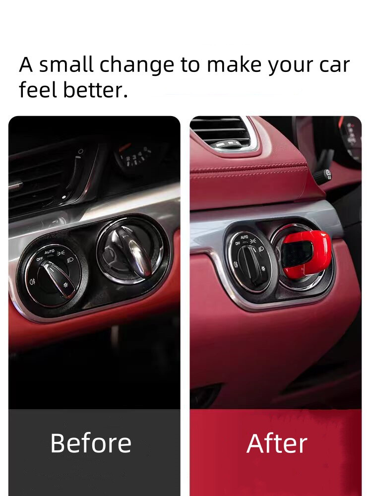 One Button Start Passive Keyless Enter Key Cover Case For Porsche Cayenne Macan